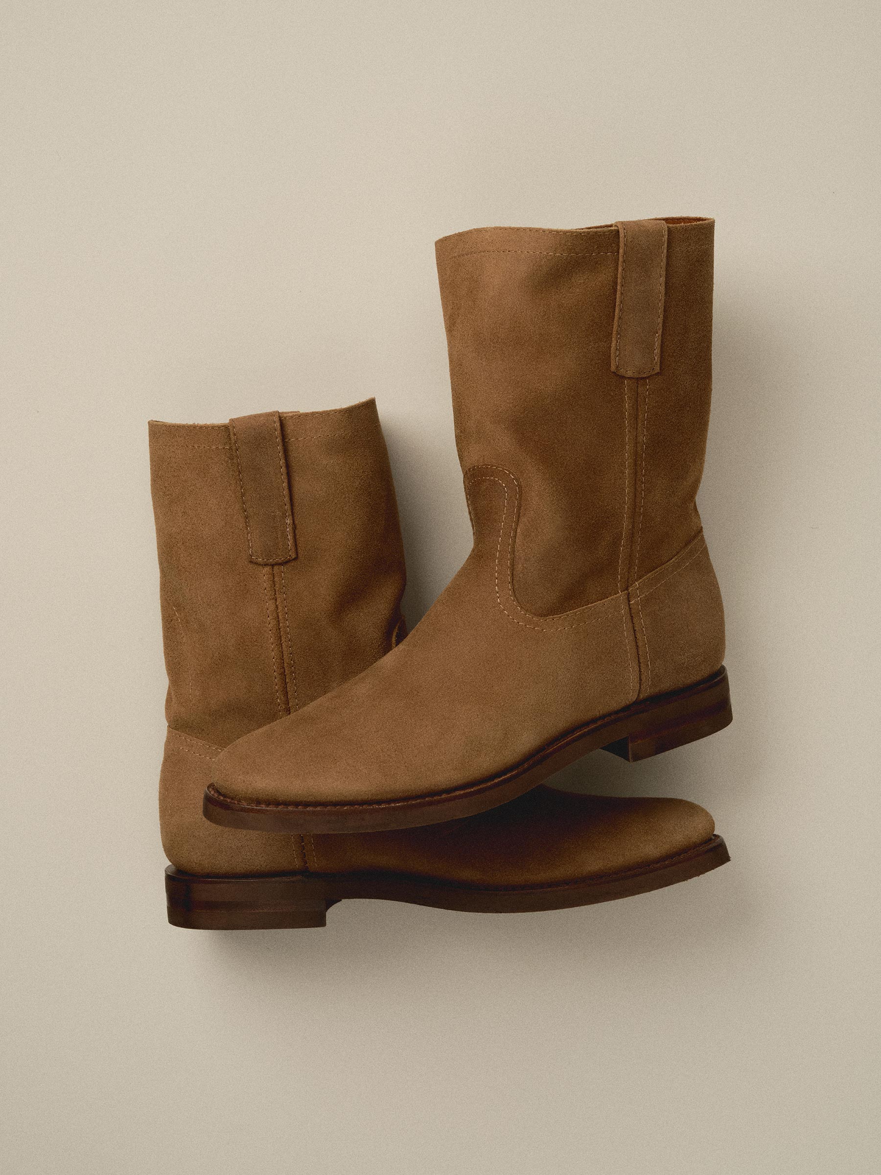 Sand Suede Roper Boot