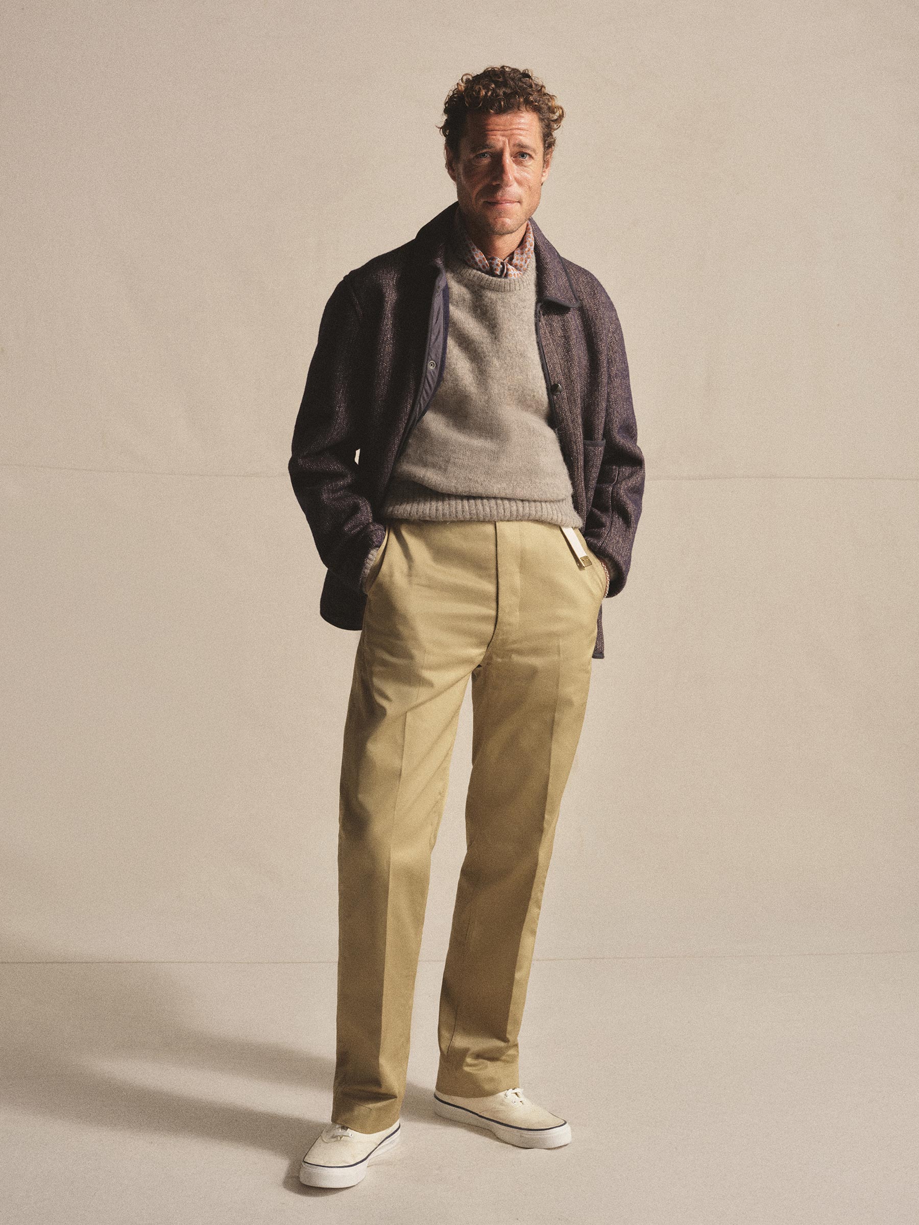 Alternative view of Salt / Pepper Anatomica Beach Cloth Jacket