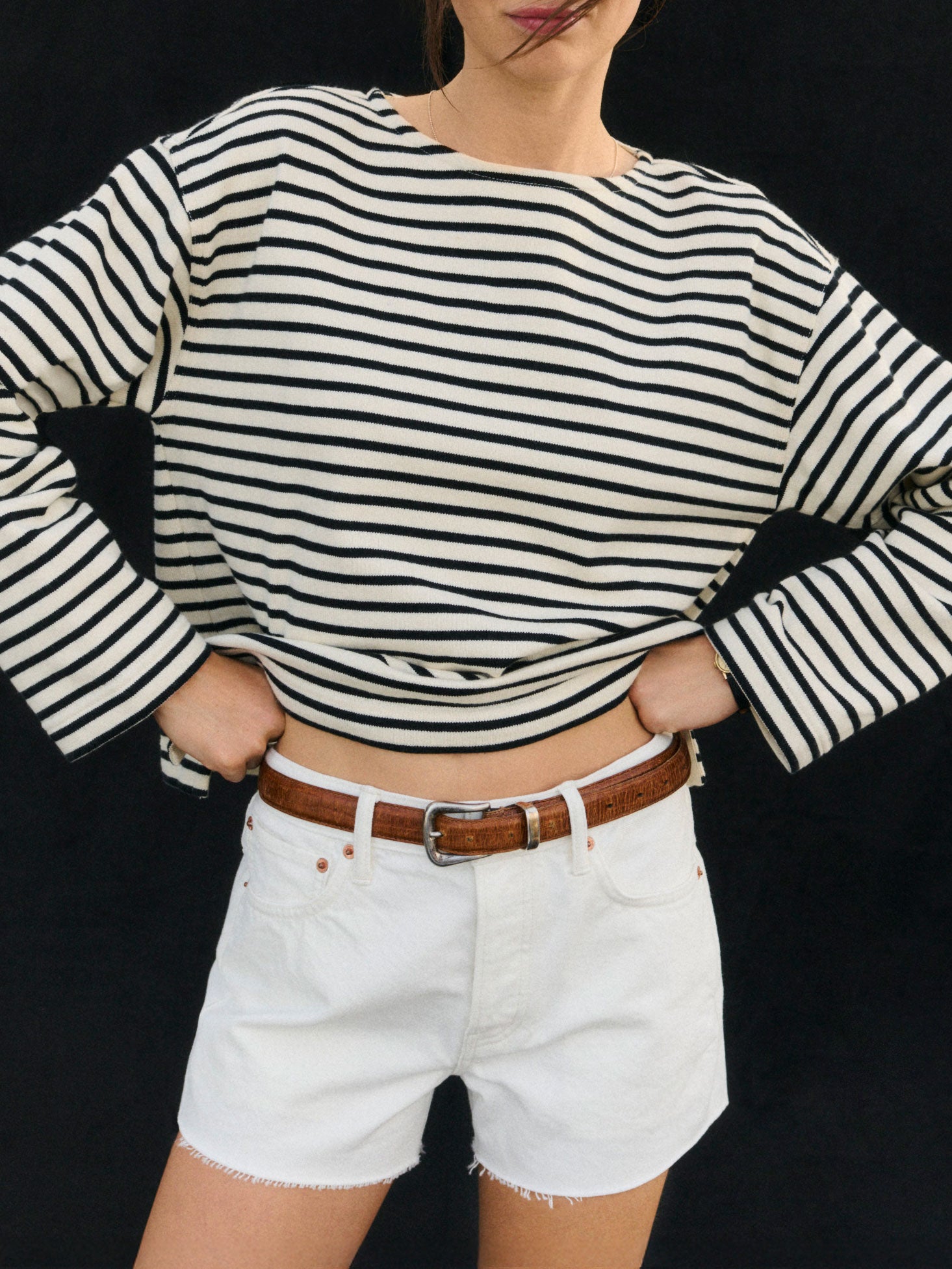 Natural Strider Cut-Off Short