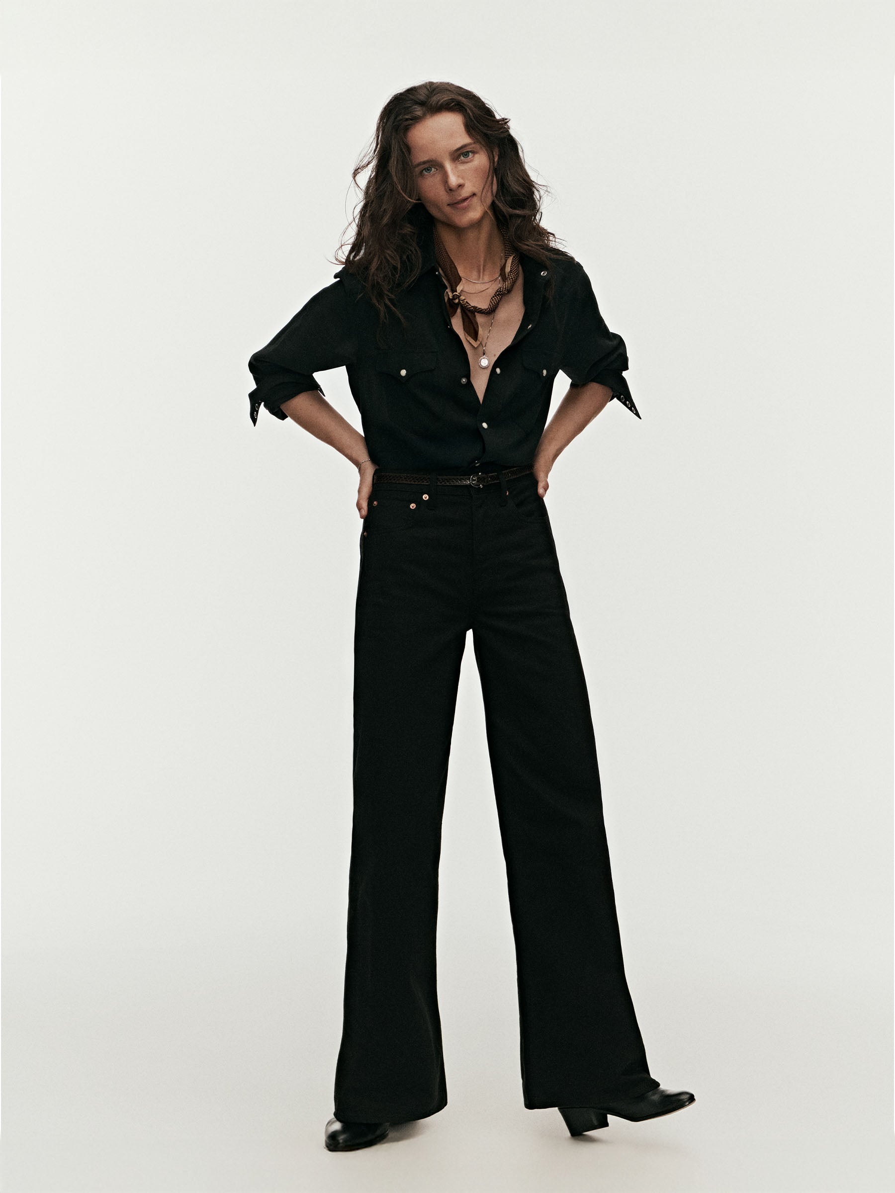 Alternative view of Black Jet Set Jean