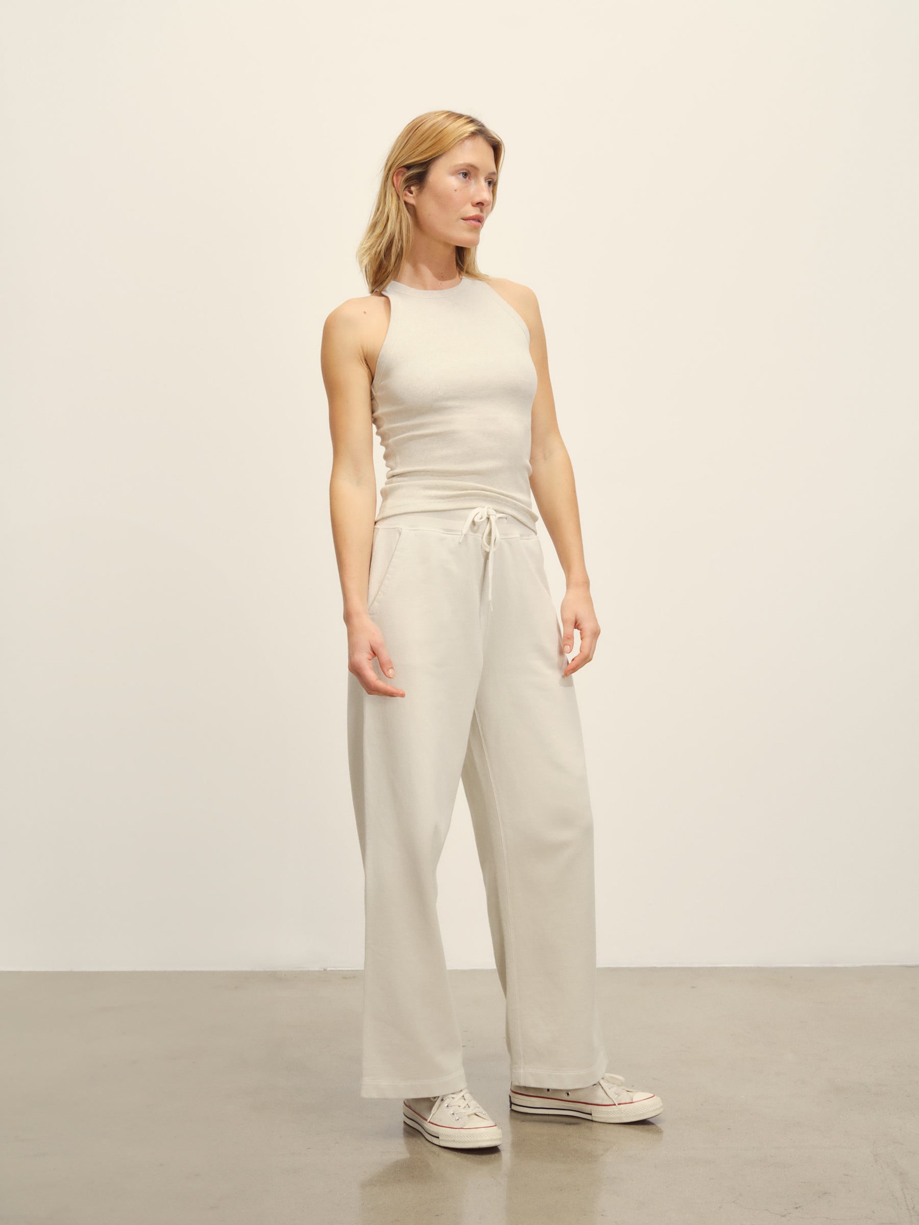 Morning Haze Vintage Interloop Wide Leg Sweatpant - Image 3