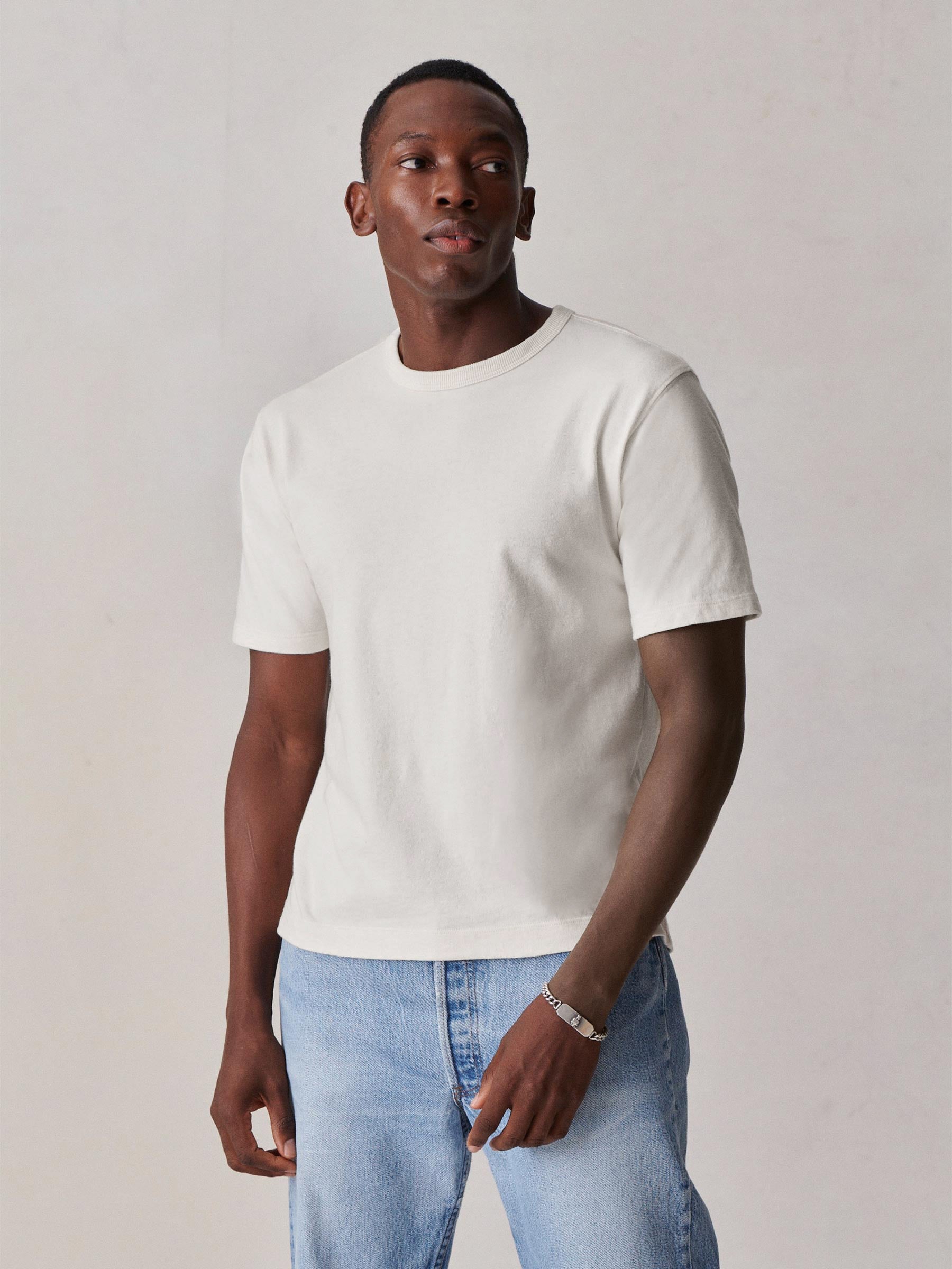 Alternative view of White Toughknit 90s Boxy Tee