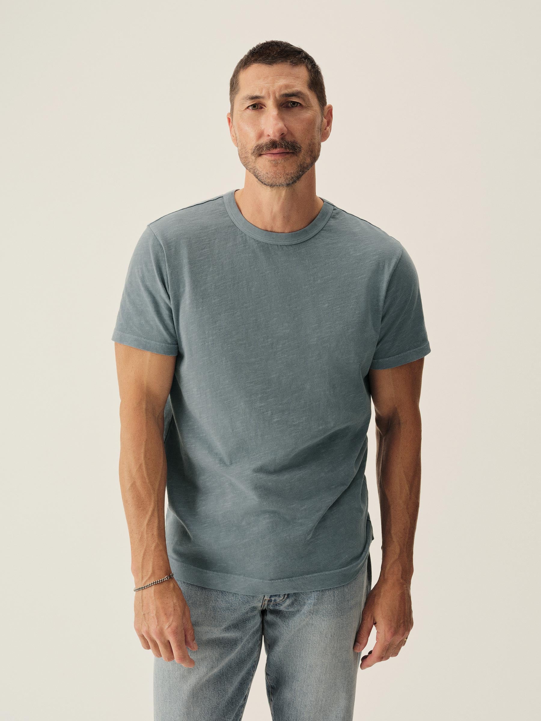 Alternative view of Dusk Blue Venice Wash Slub Classic Tee