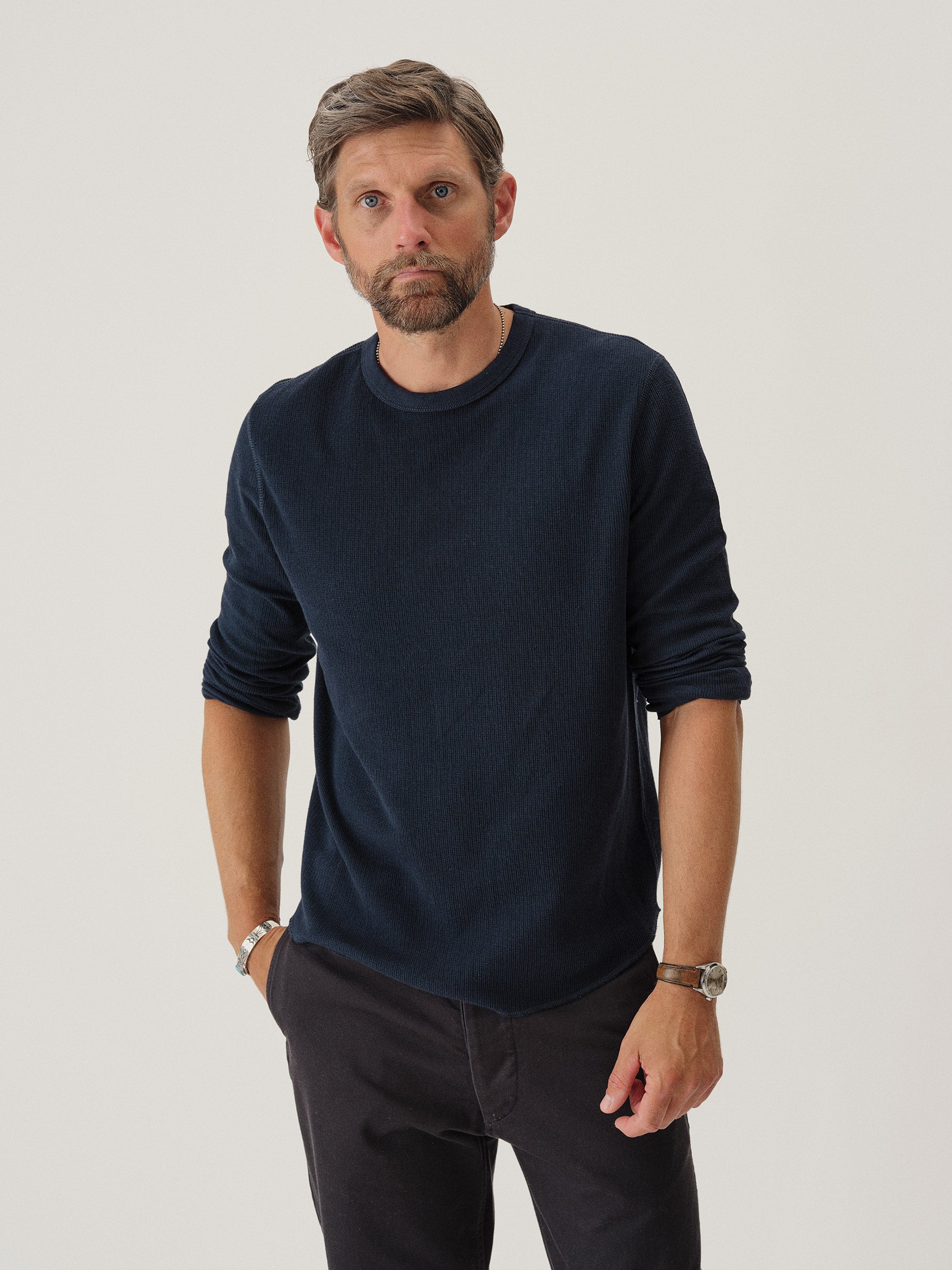 Alternative view of Sky Captain Vintage Thermal Surplus Tee