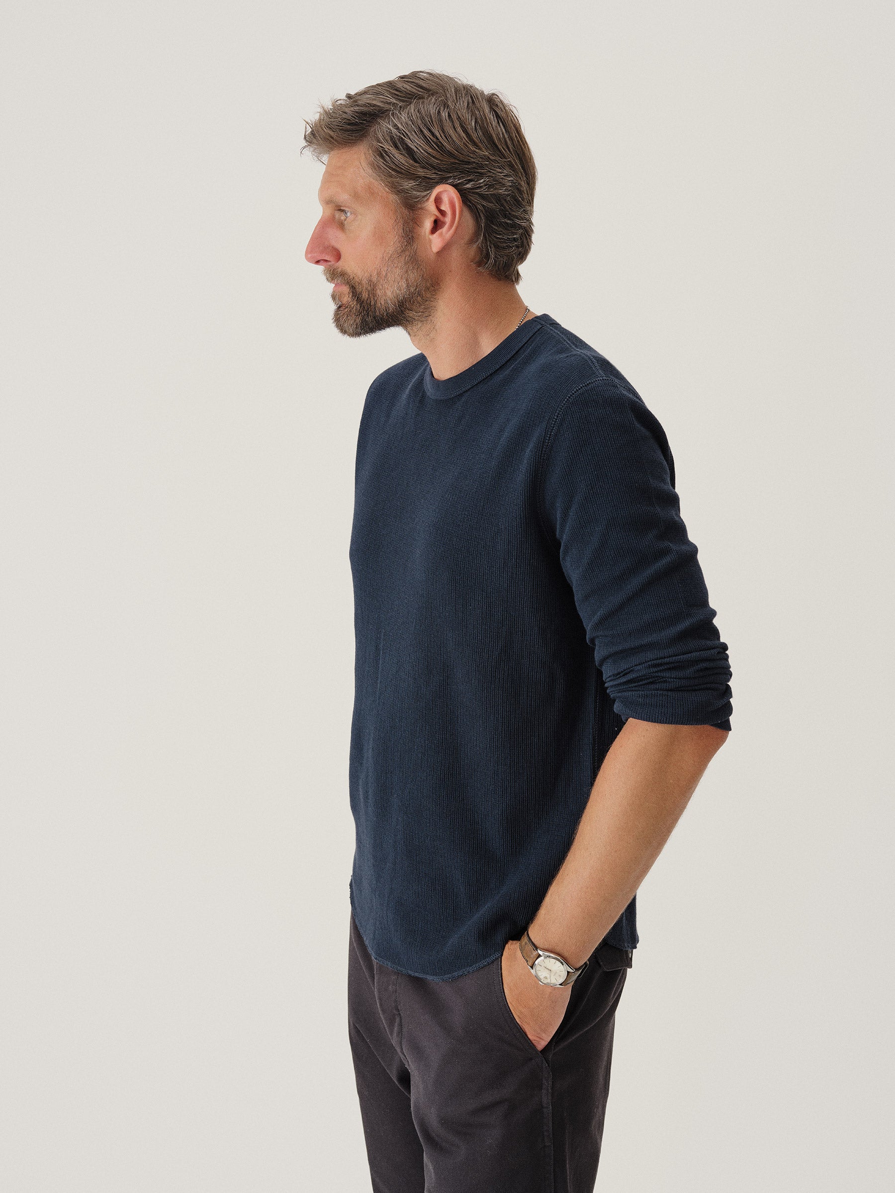 Sky Captain Vintage Thermal Surplus Tee - Image 4