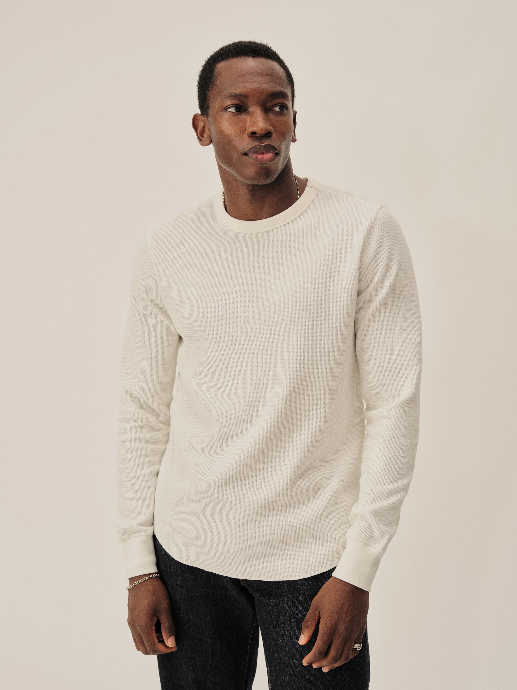 Alternative view of Natural Vintage Thermal Surplus Tee