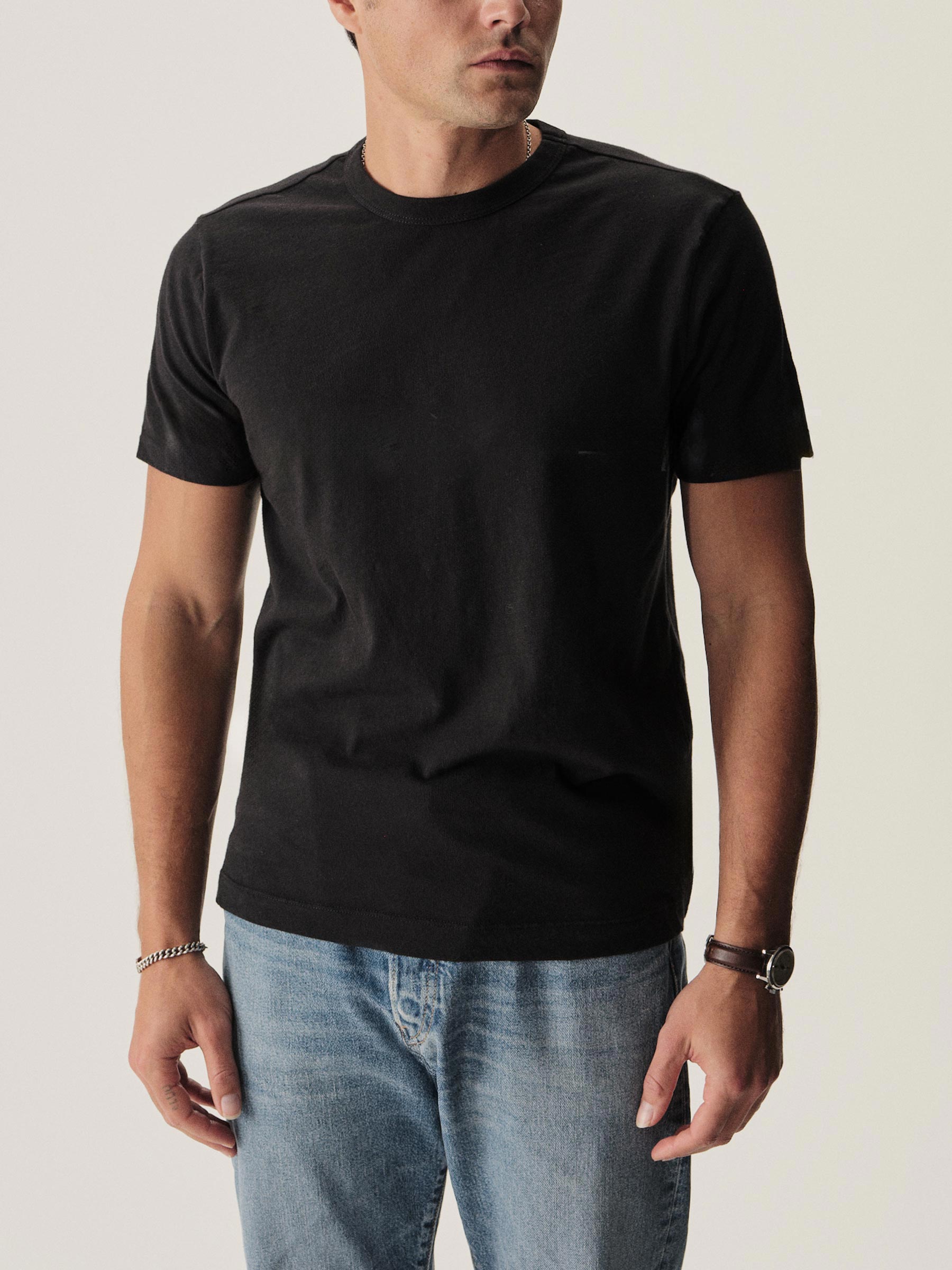 Alternative view of Black Slub Classic Tee