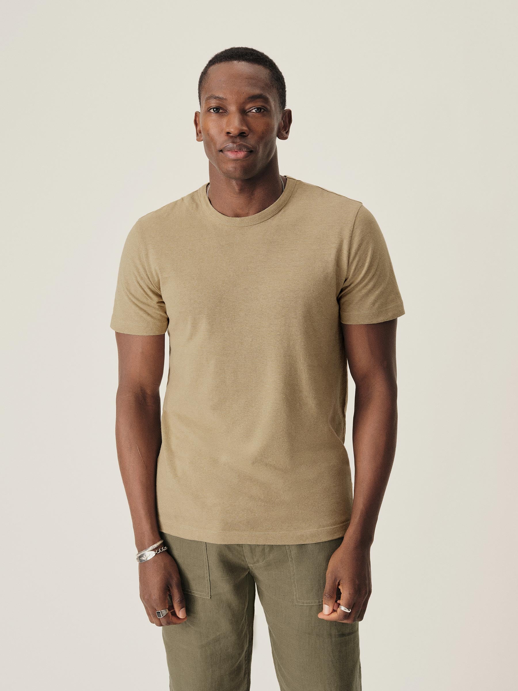 Alternative view of Soft Cedar Yuma Hemp Cotton Classic Tee