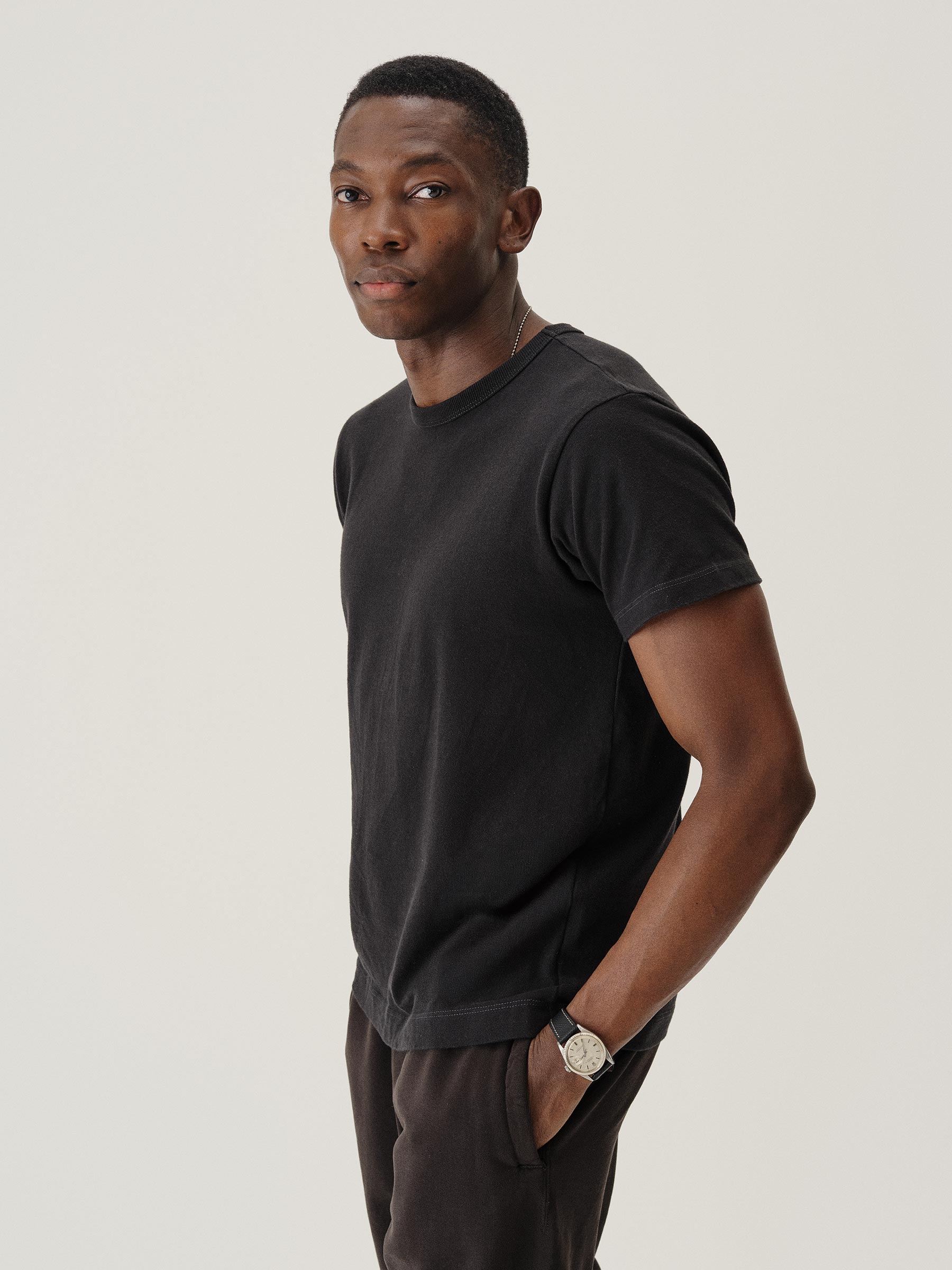 Vintage Black Toughknit Classic Tee - Image 4