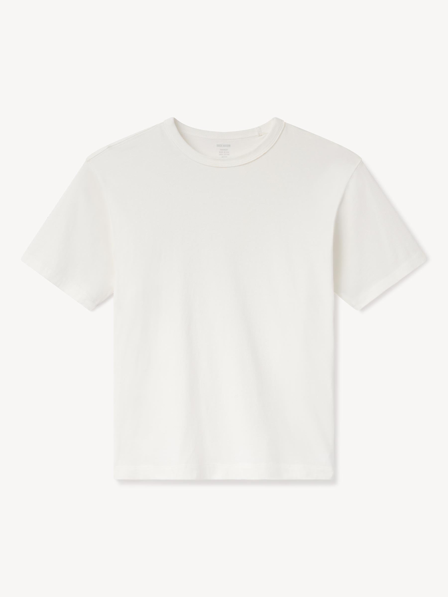 White Toughknit Classic Tee