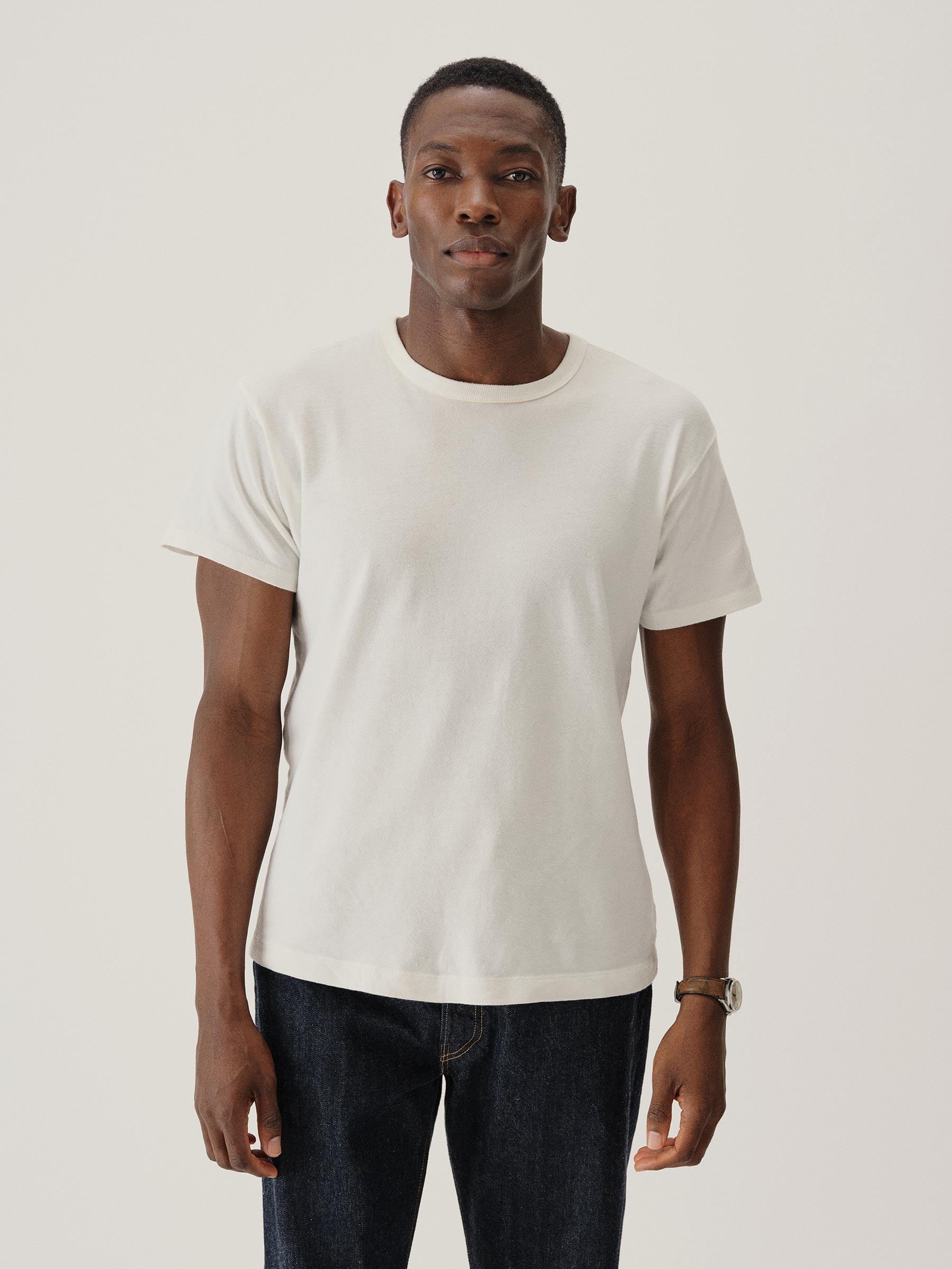 Alternative view of White Toughknit Classic Tee