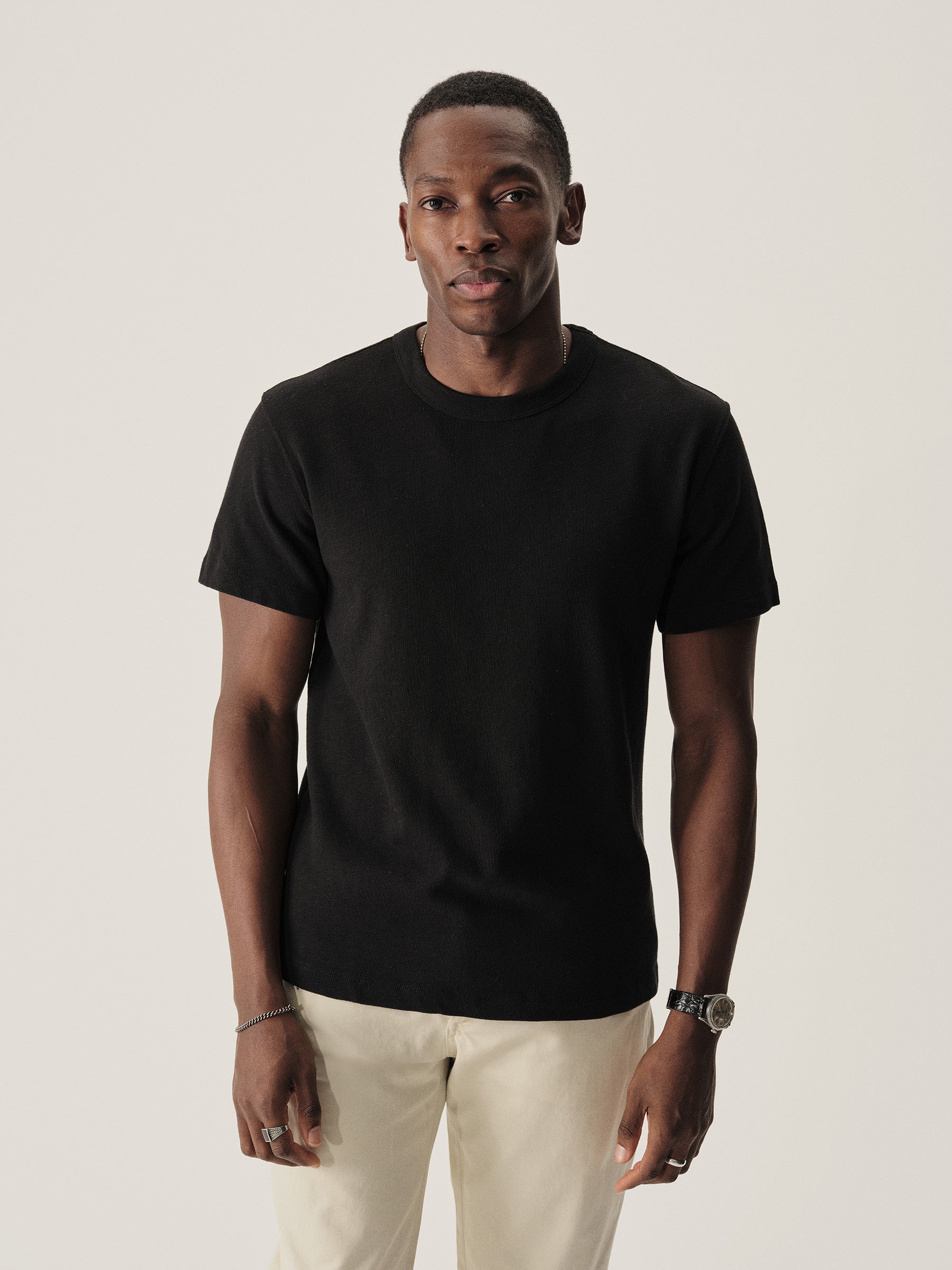 Alternative view of Black Field-Spec Cotton Heavy Tee