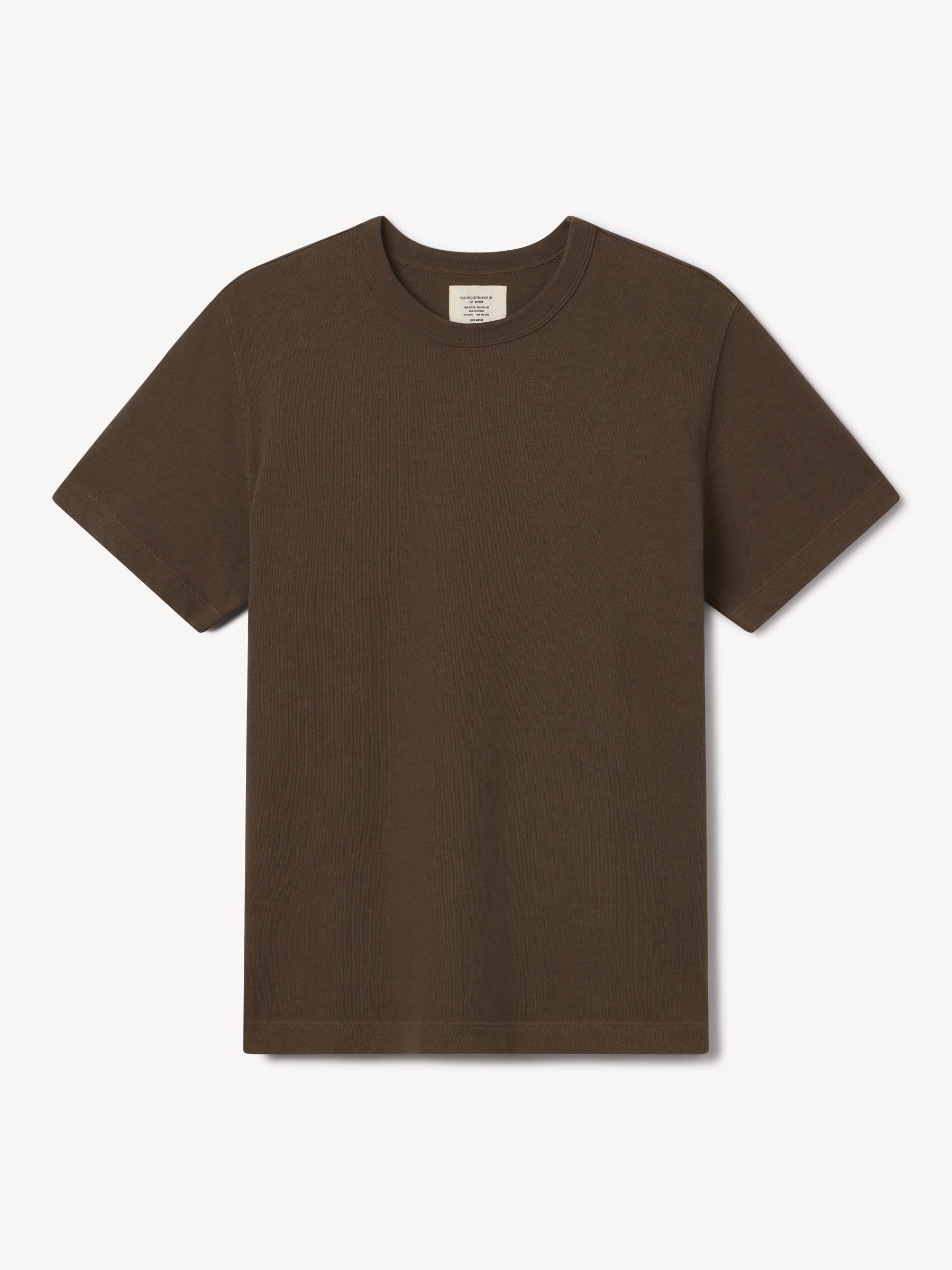 Carob Brown Field-Spec Cotton Heavy Tee