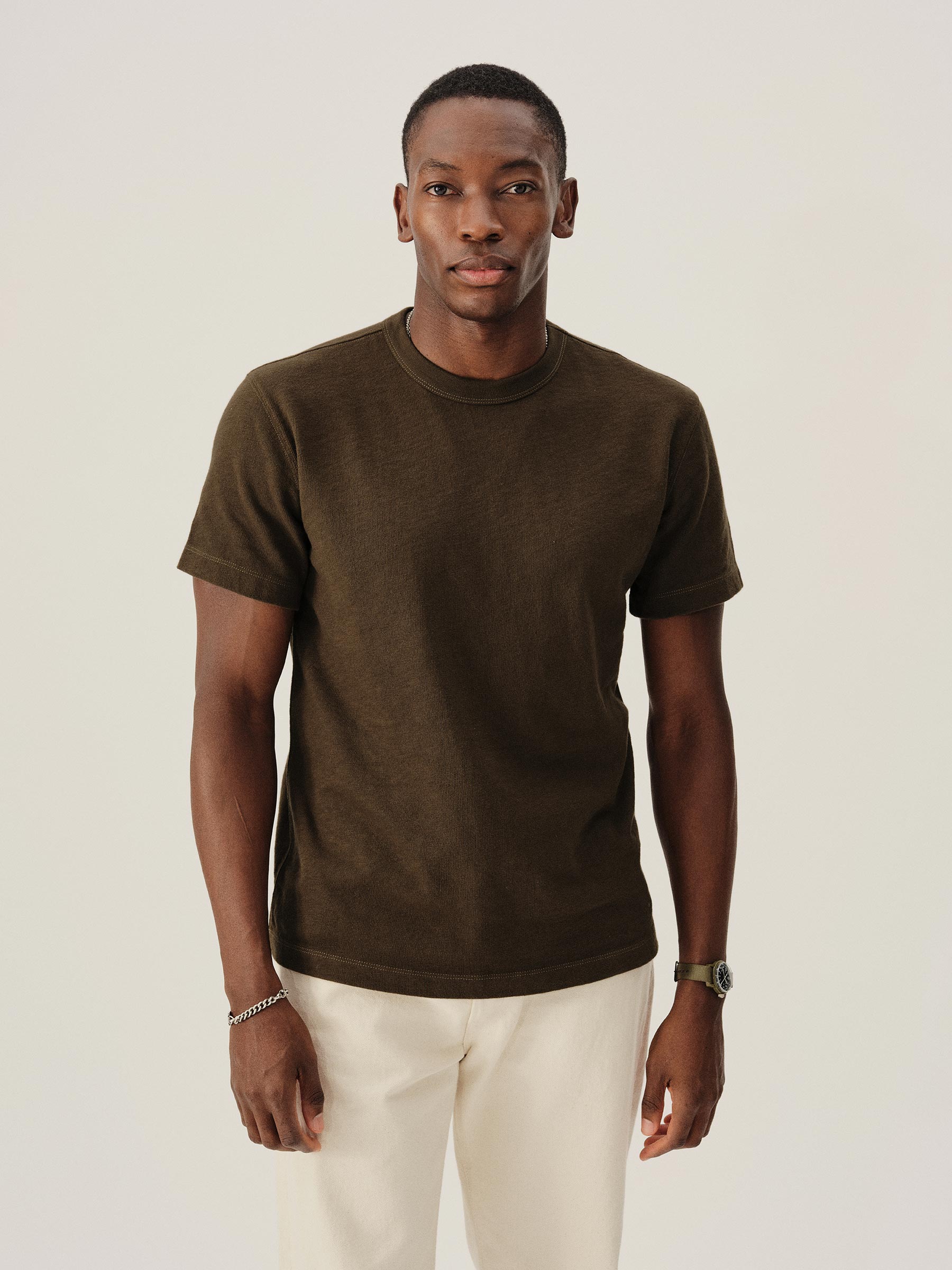 Alternative view of Carob Brown Field-Spec Cotton Heavy Tee