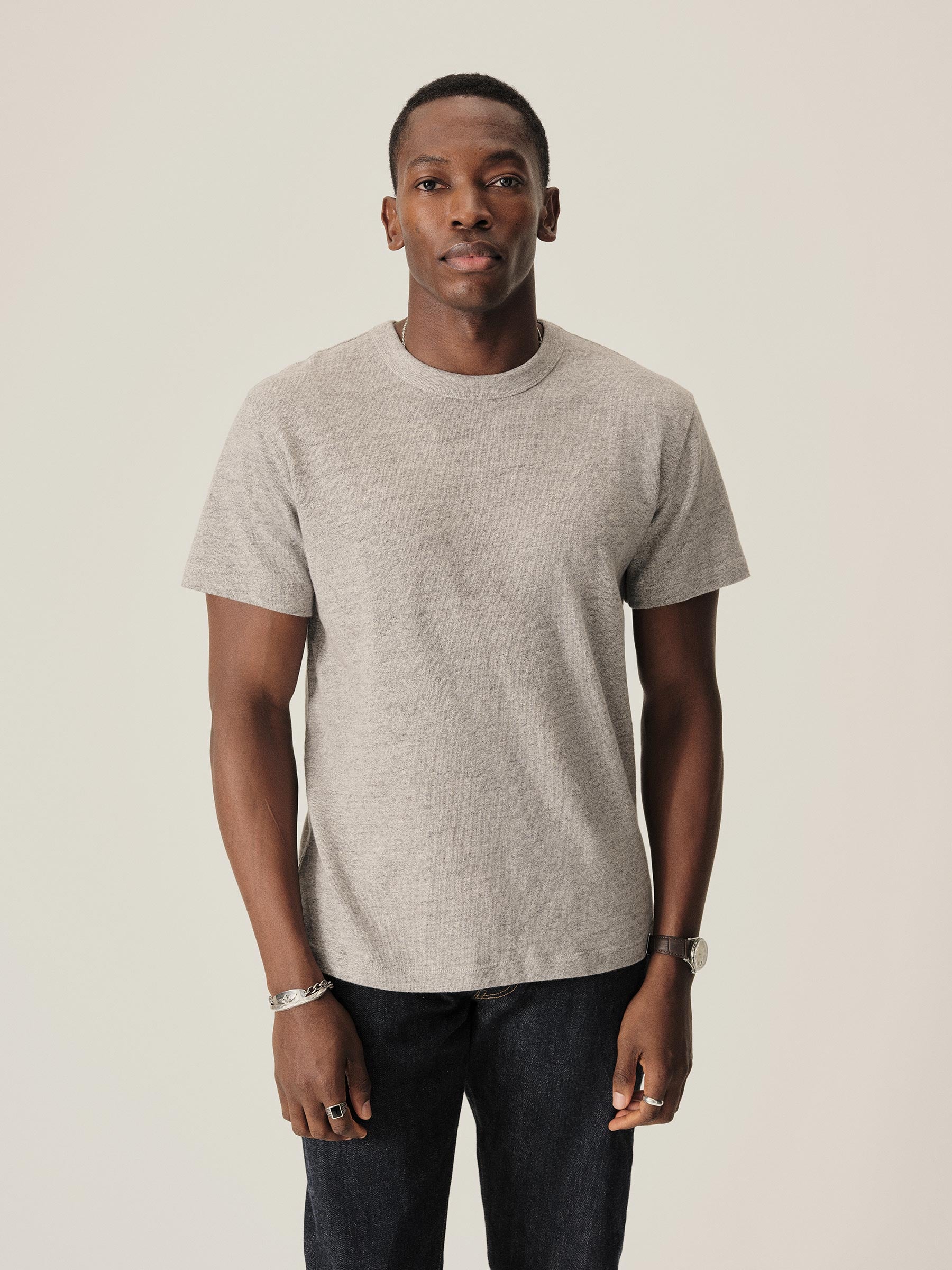 Alternative view of Speckle Grey Field-Spec Cotton Heavy Tee