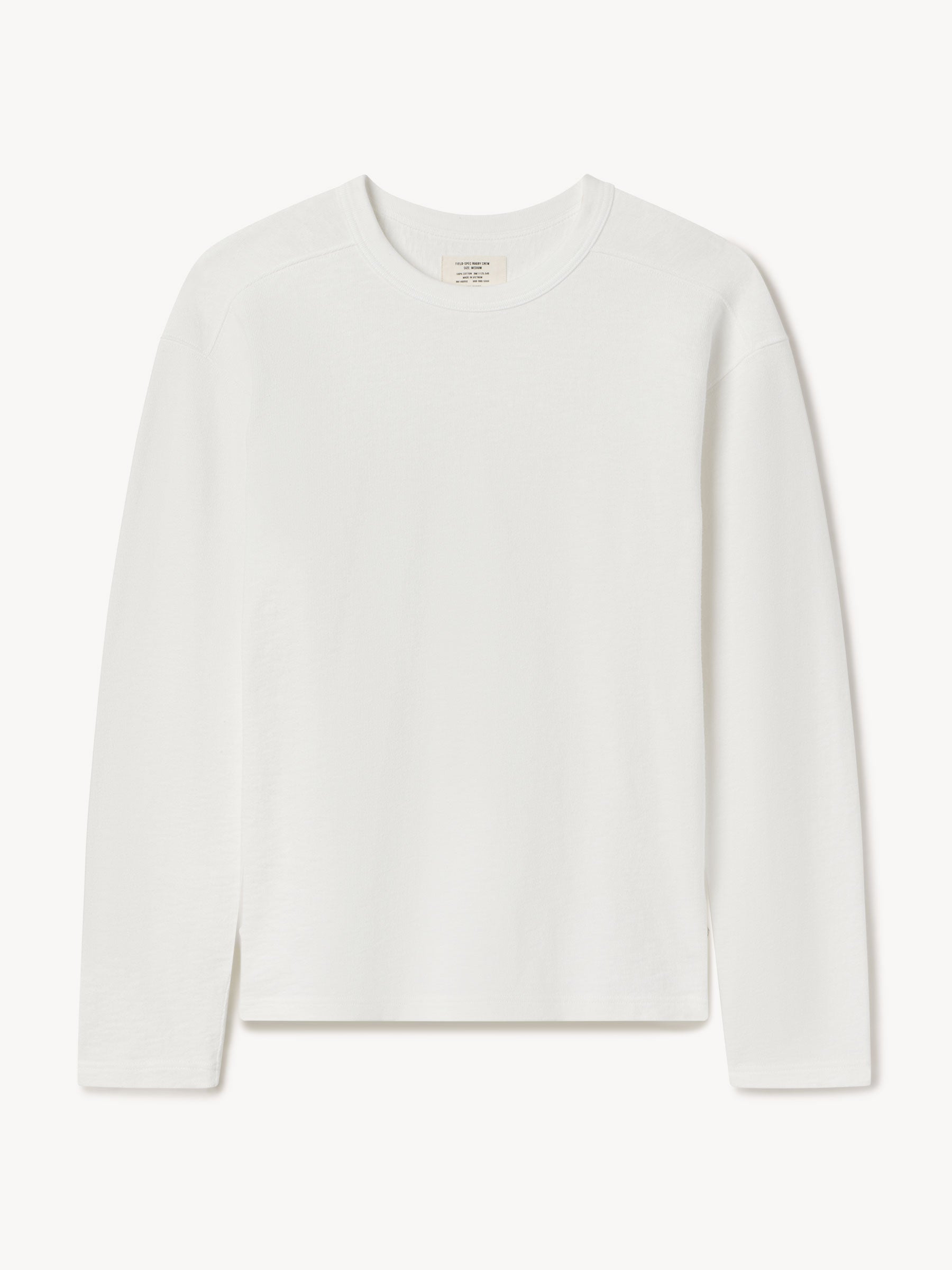 White Field-Spec Rugby Crew