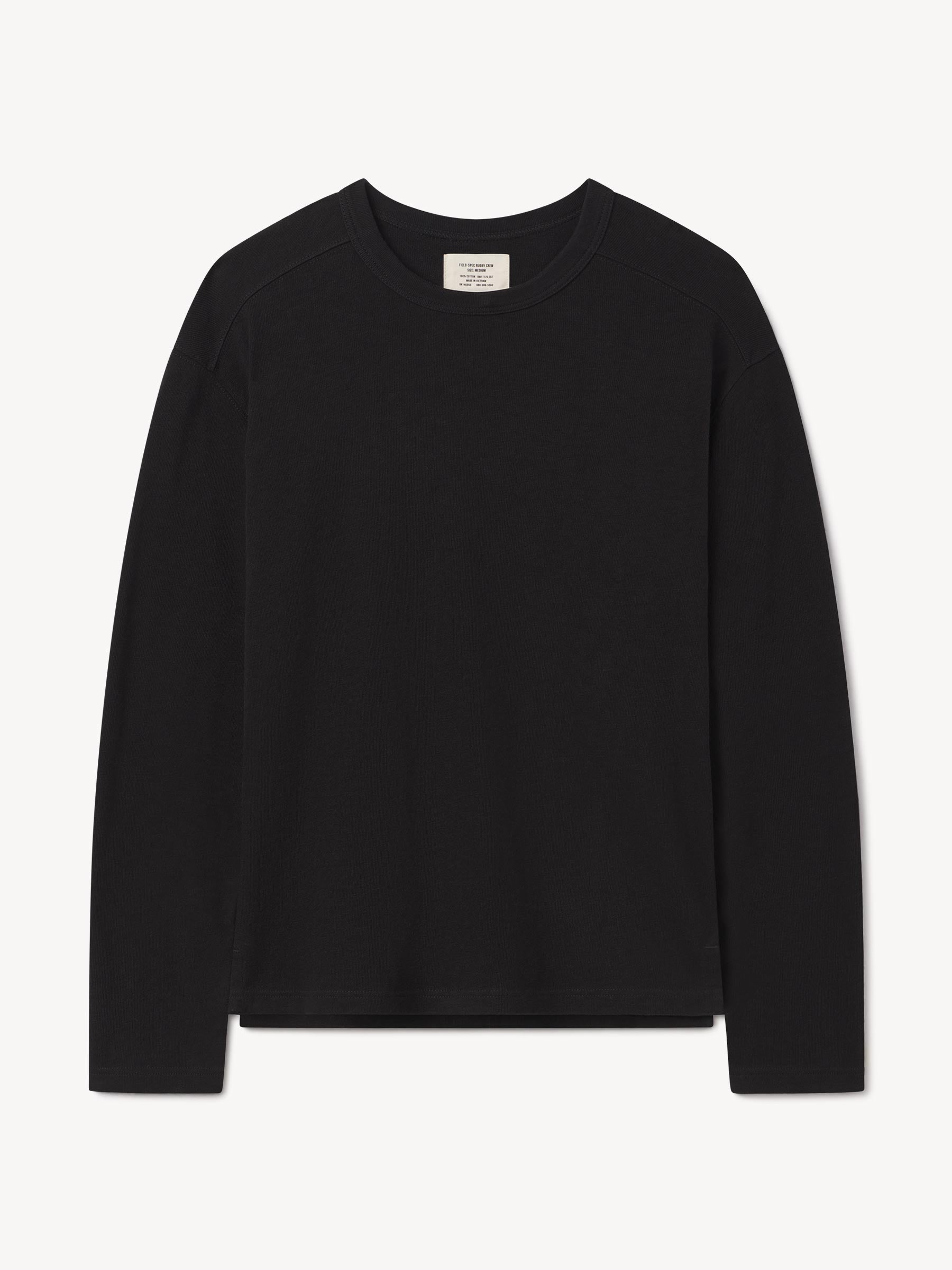 Black Field-Spec Rugby Crew