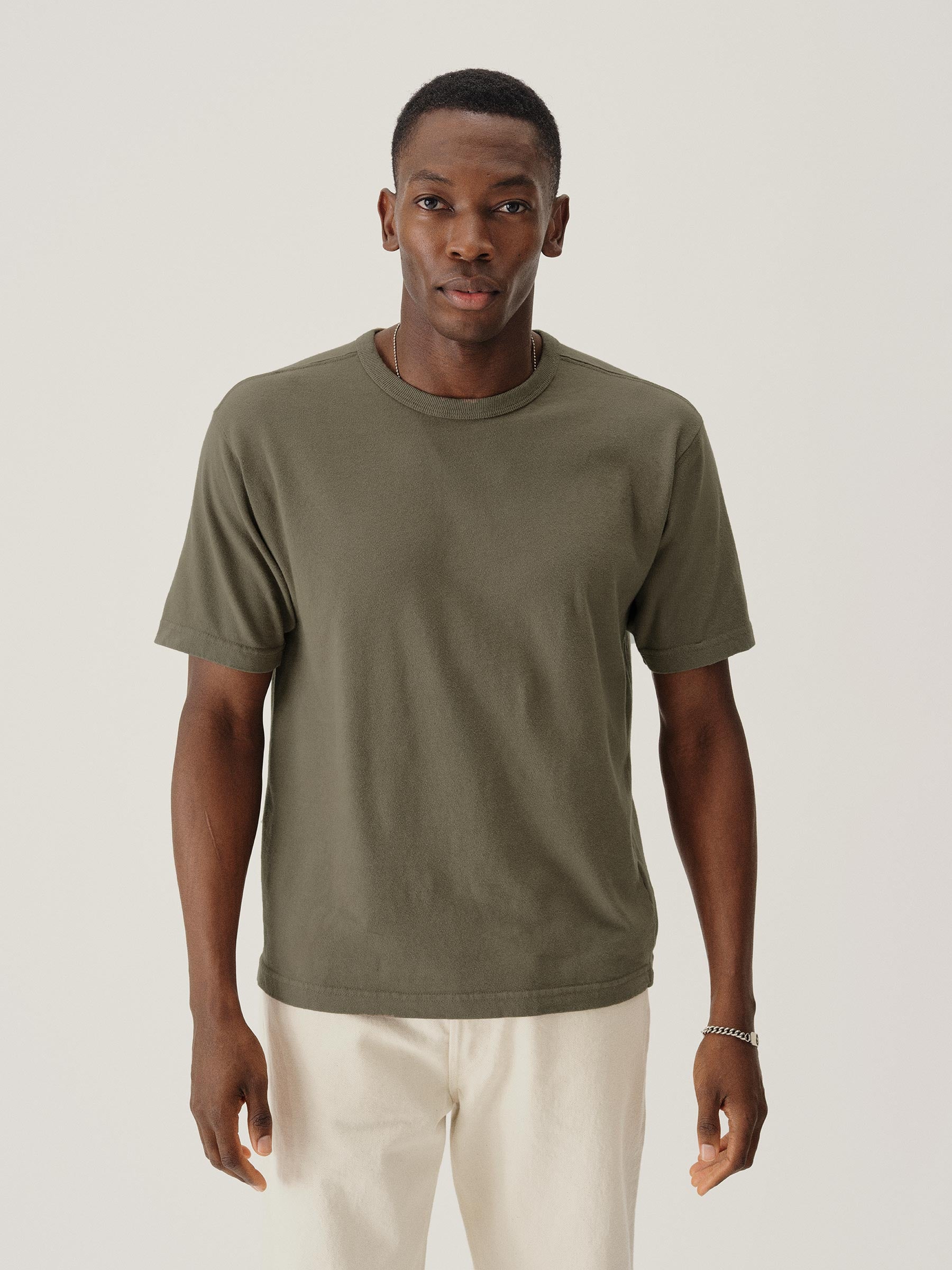 Alternative view of Mountain Moss Toughknit 90S Boxy Tee