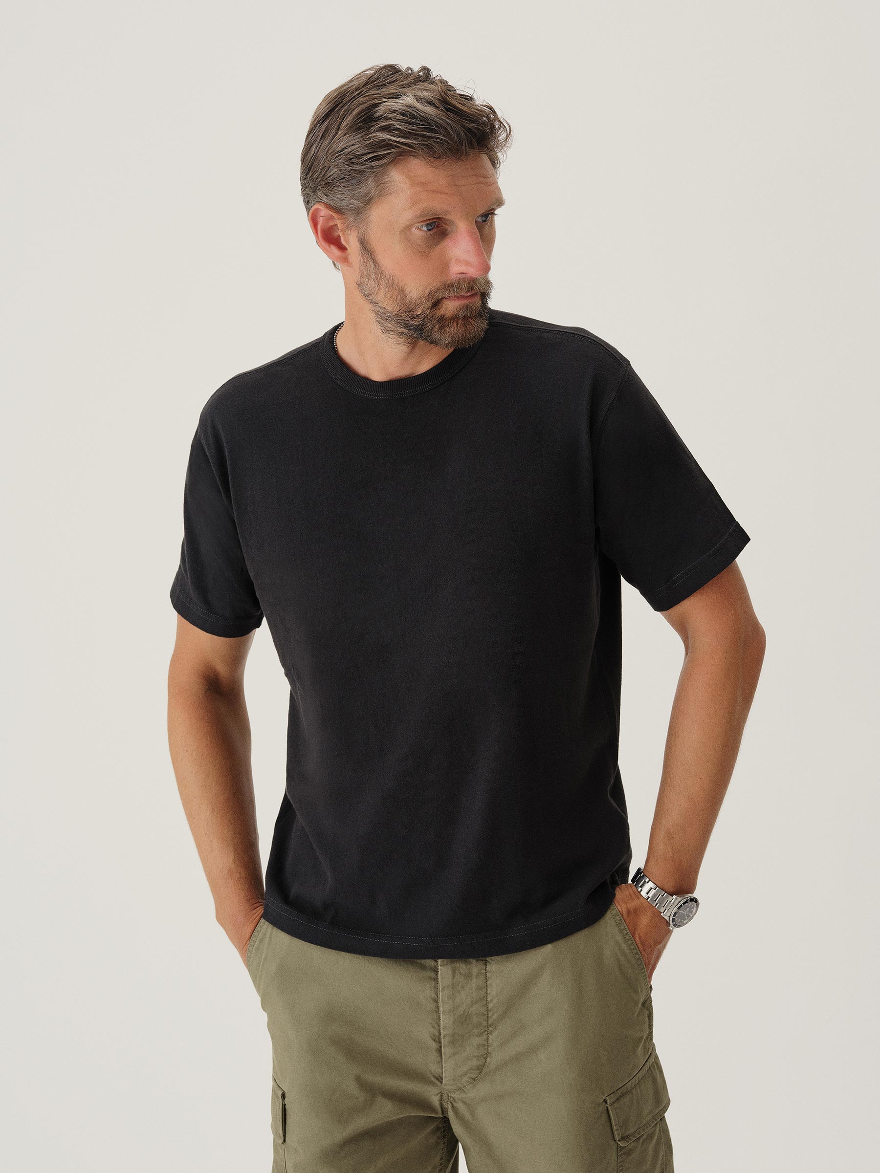 Alternative view of Vintage Black Toughknit 90s Boxy Tee