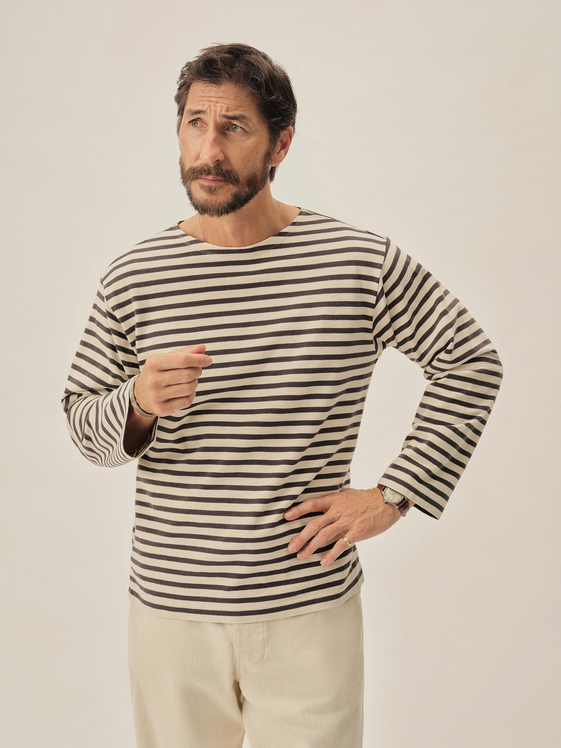 Alternative view of Natural / Black Field-Spec Deck Tee