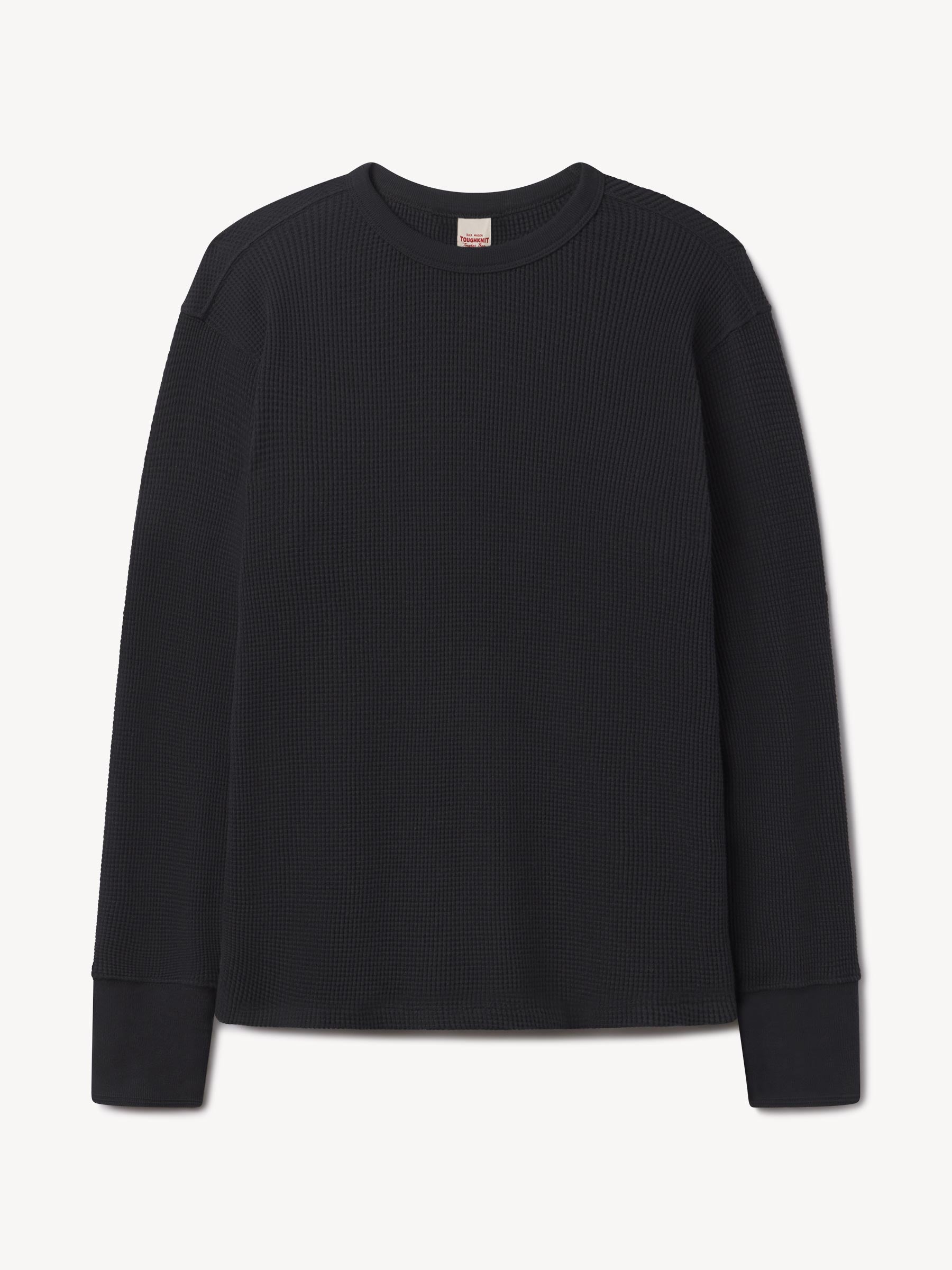 Vintage Black Toughknit Thermal L/S Crew