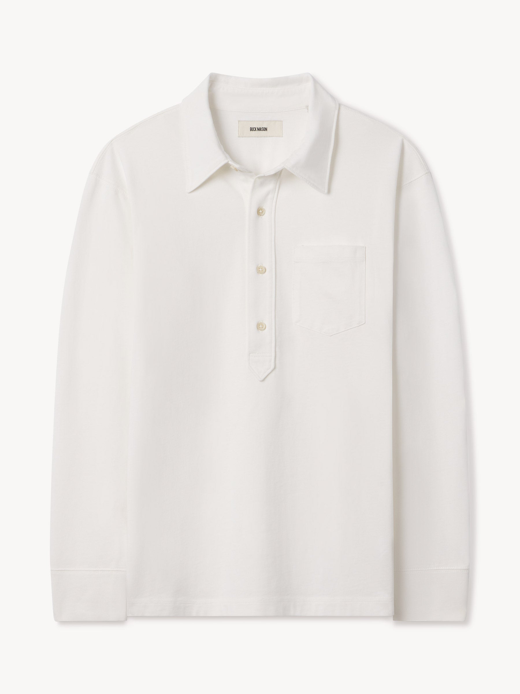 White Coolhand Cotton Popover