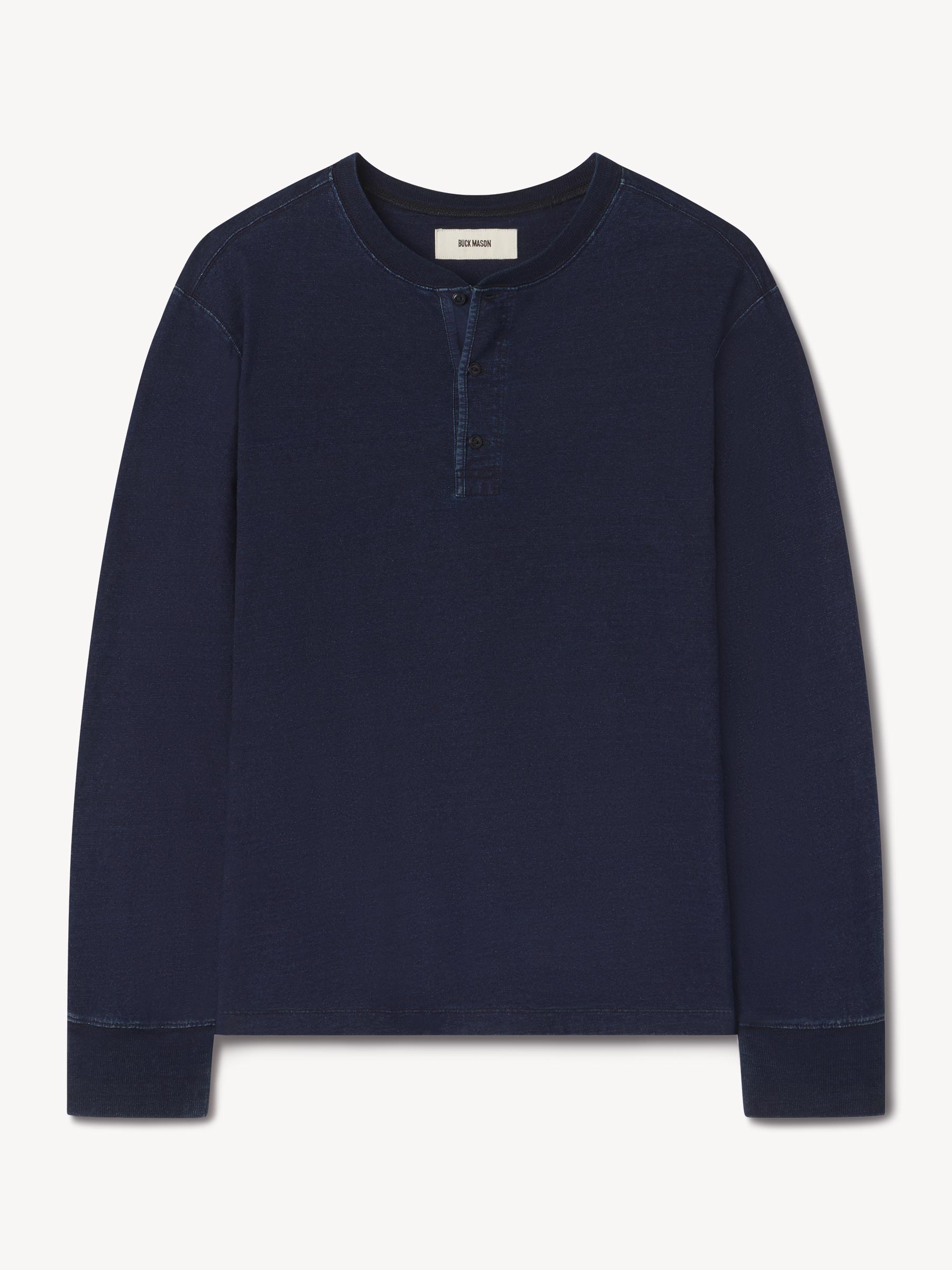 D019 Indigo-Dipped Yuma L/S Henley