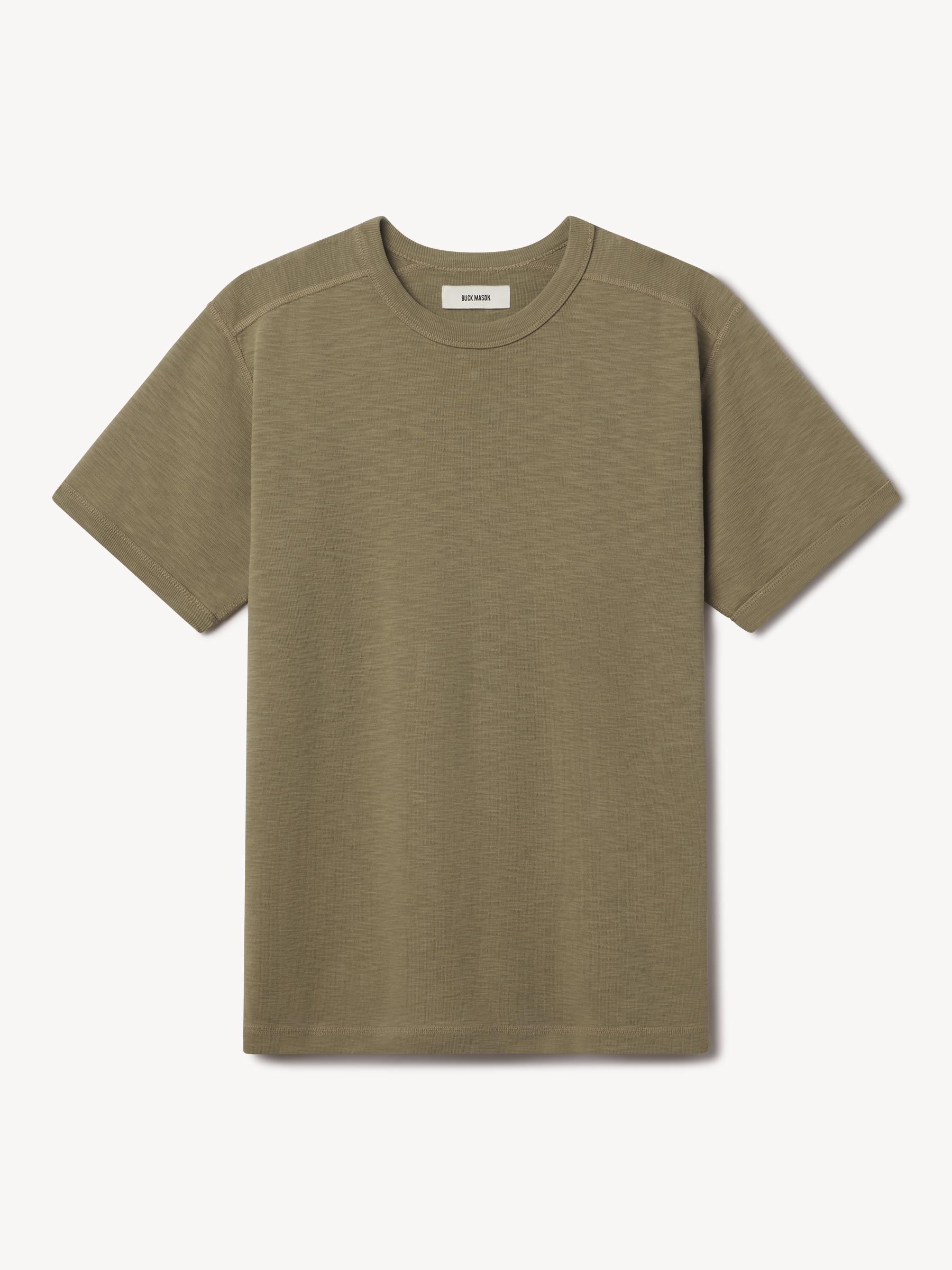 Dusky Sage Sidewinder Rib Ringer Tee
