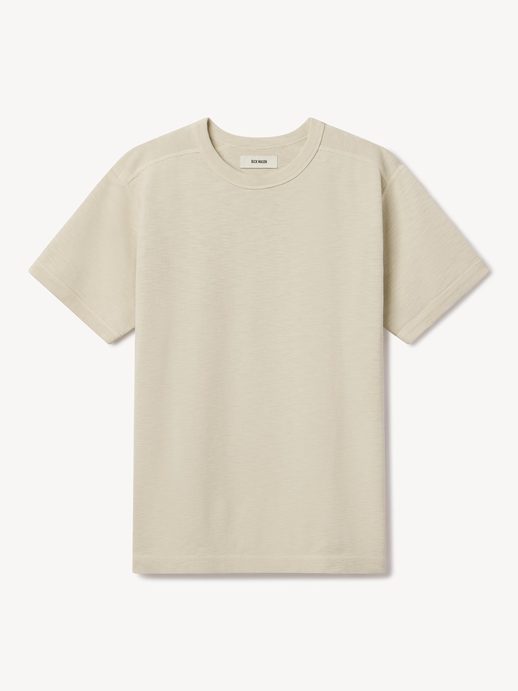 Worn White Sidewinder Rib Ringer Tee