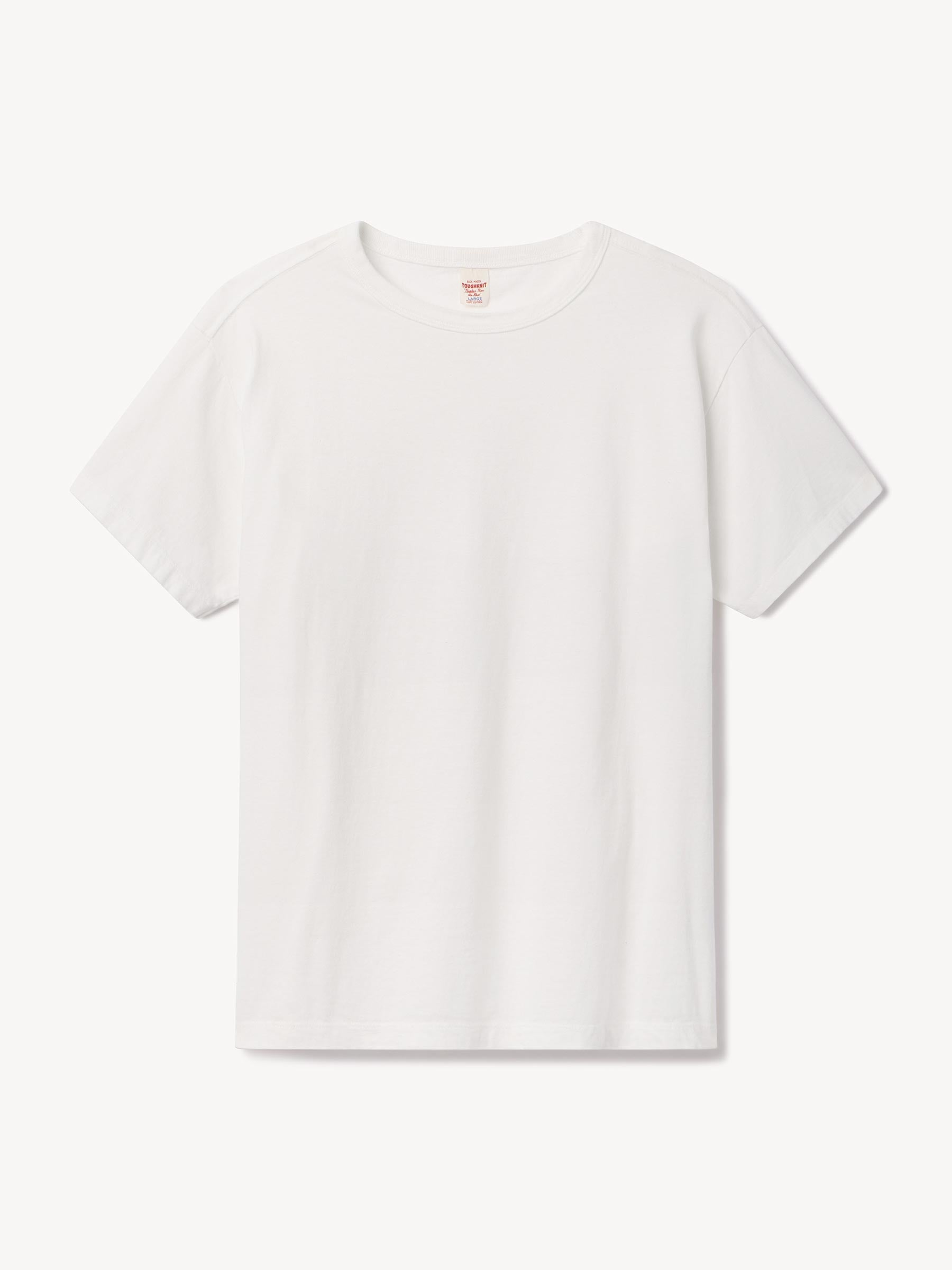 Alternative view of White Toughknit Tubular Tee 2-Pack