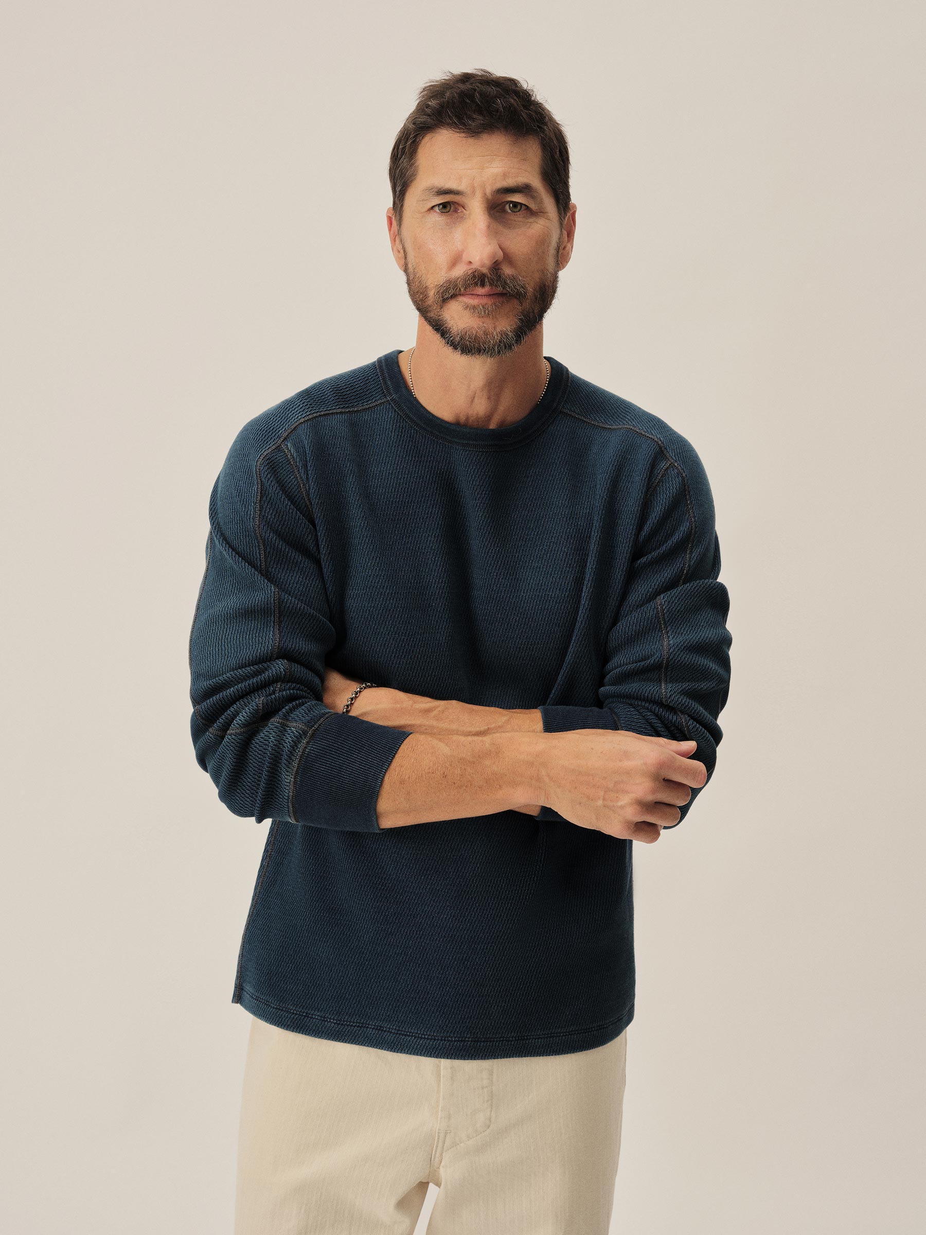 Alternative view of M054 Indigo L/S Thermal Tee