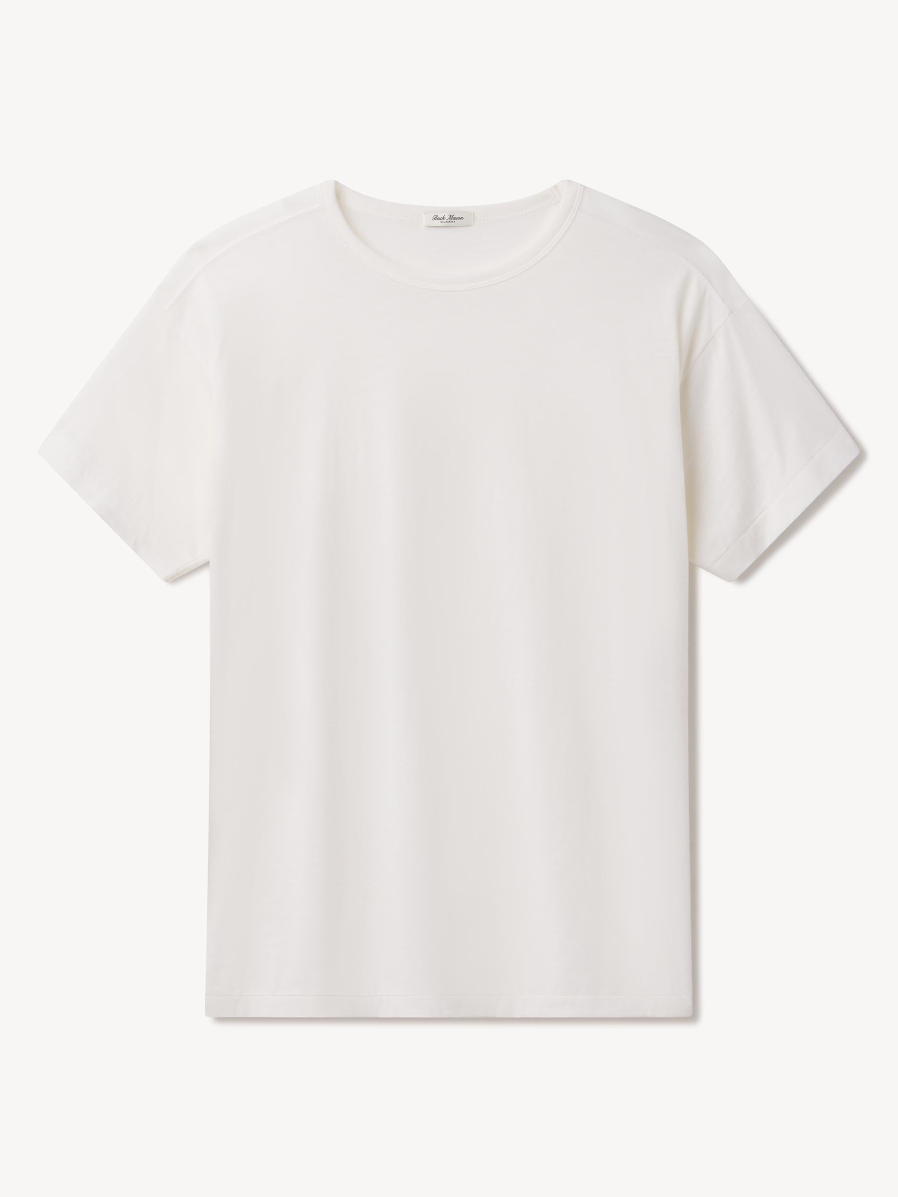 Alternative view of White Japanese Cool Cashmere Knit Tee