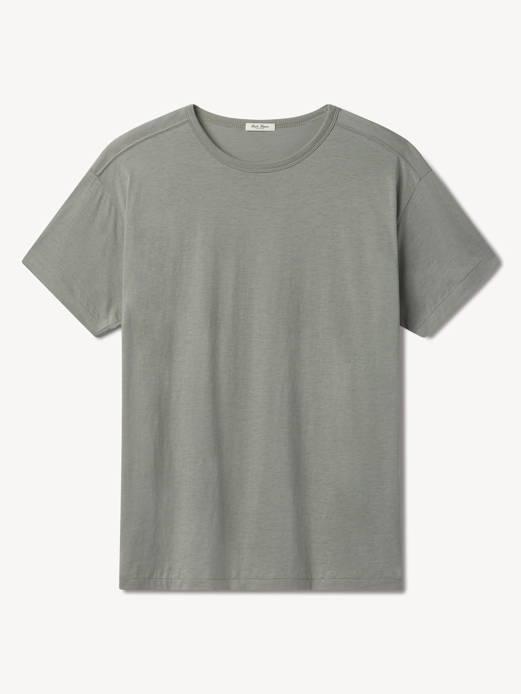 Alternative view of Seagrass Japanese Cool Cashmere Knit Tee