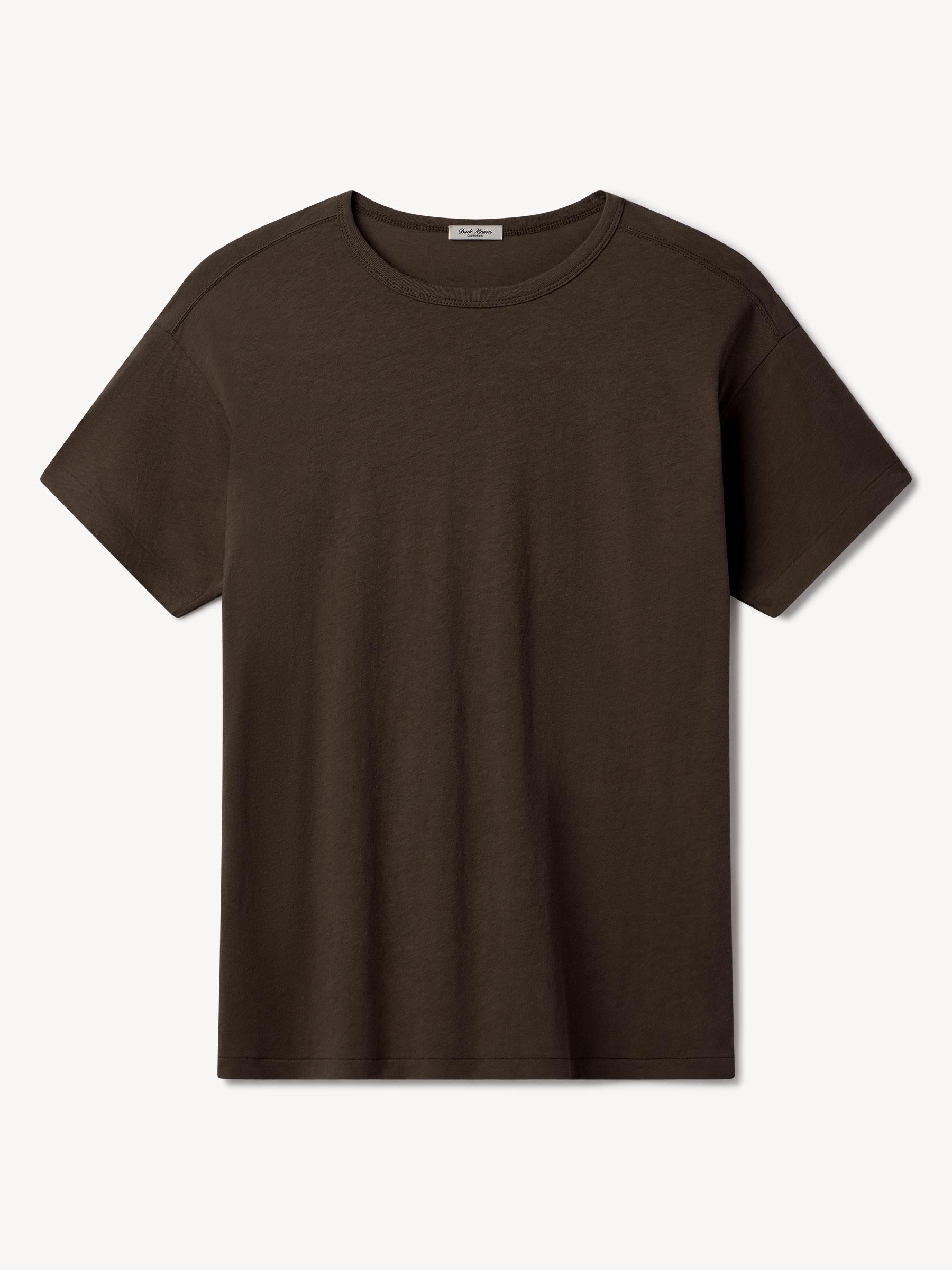 Alternative view of Ganache Japanese De-Luxe Cotton Linen Knit Tee