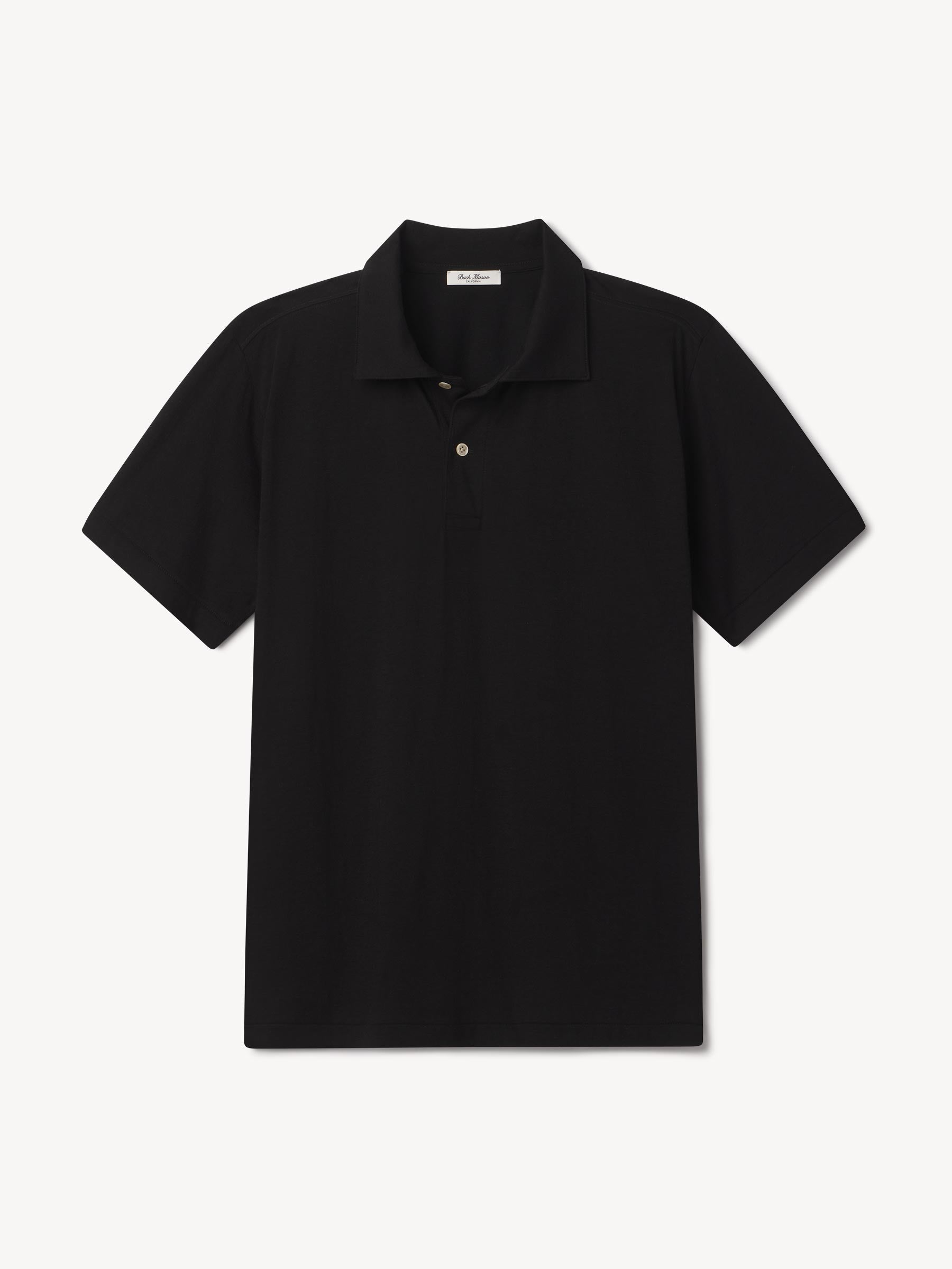 Alternative view of Black Japanese Cool Cashmere Knit Polo