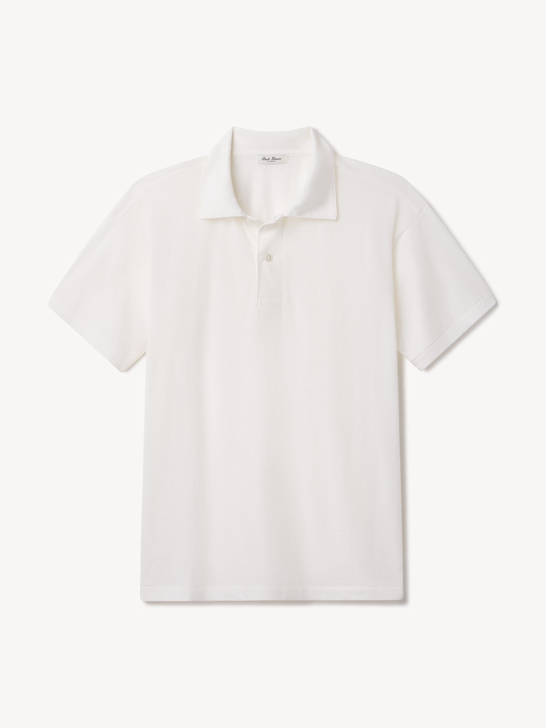 Alternative view of White Japanese Cool Cashmere Knit Polo