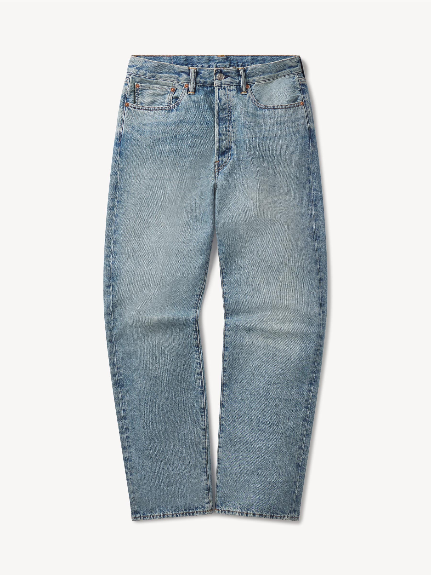 L043 Japanese Denim Full Saddle Jean