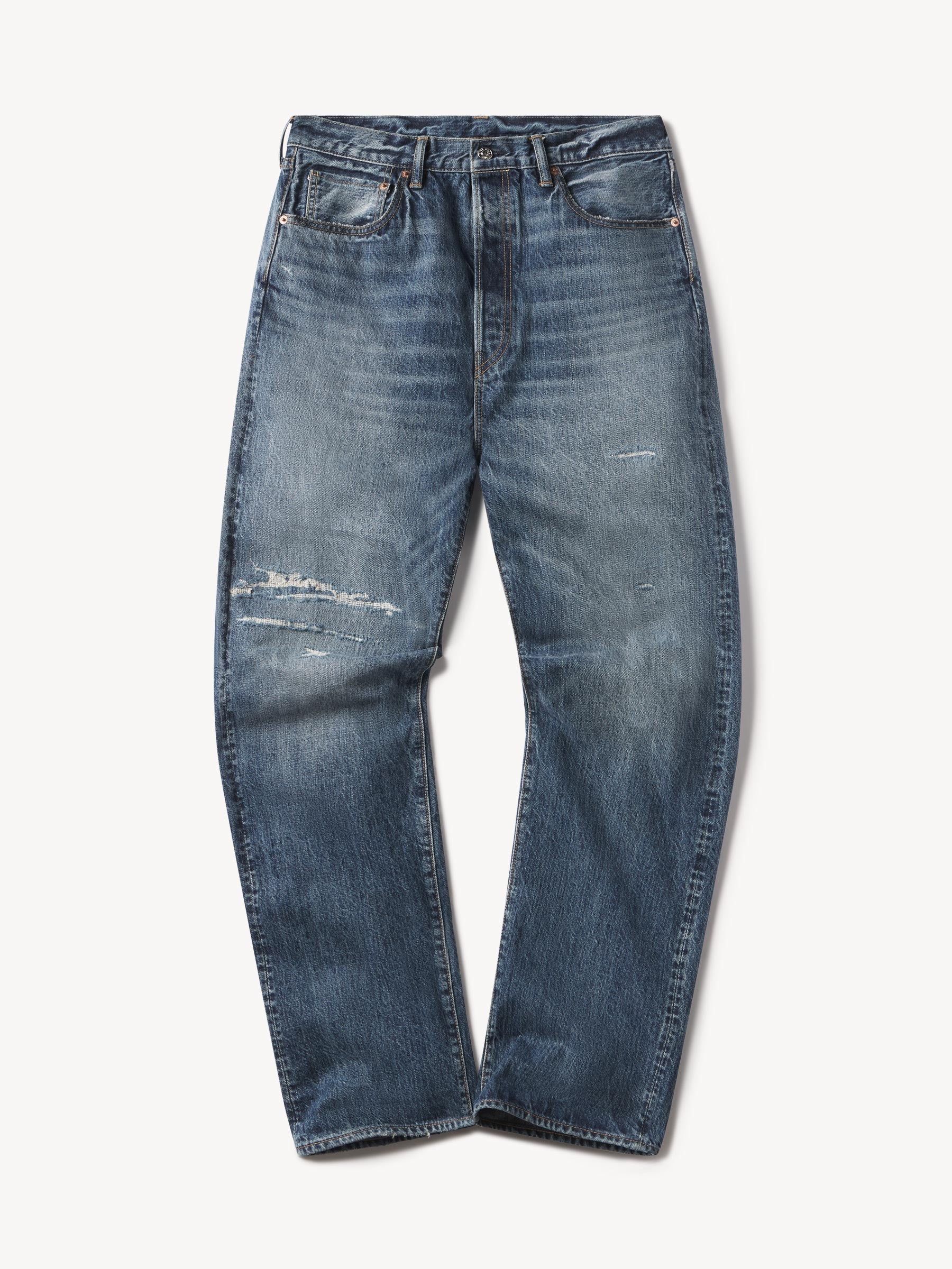 M053 Japanese Loomstate Selvedge Full Saddle Jean