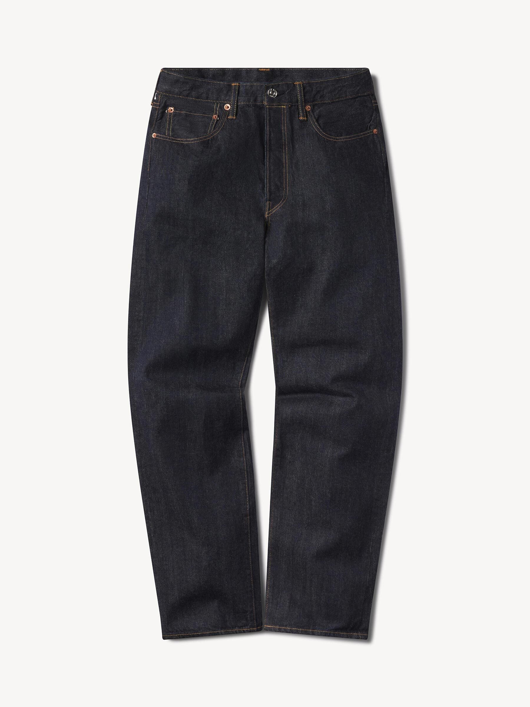 D018 Japanese Loomstate Selvedge Full Saddle Jean