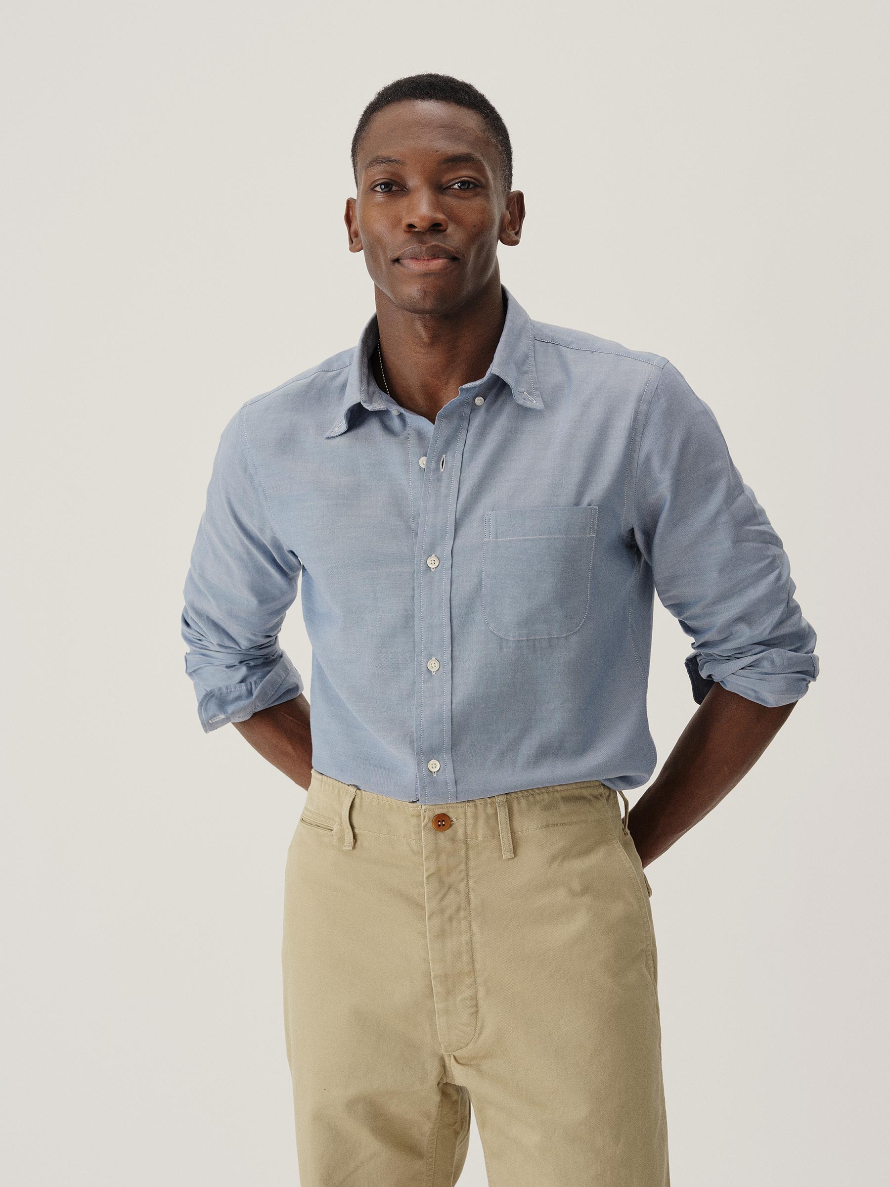 Alternative view of Lake End-On-End California Oxford Bd Shirt