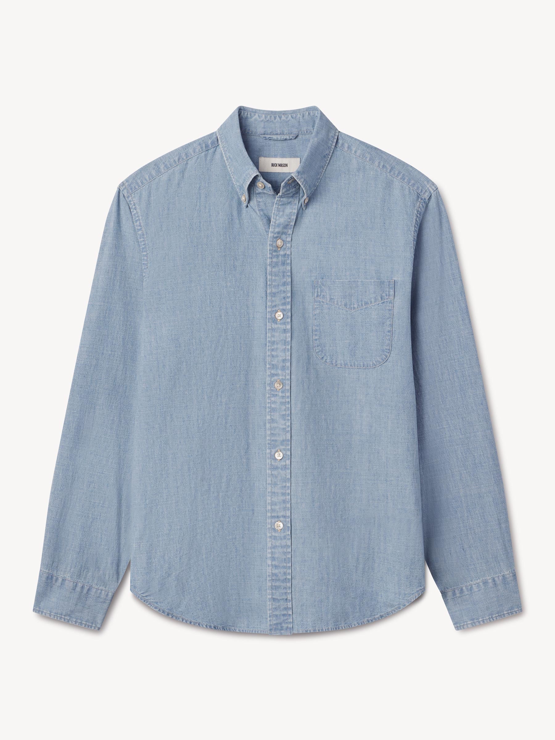 L039 Japanese Chambray One Pocket Shirt