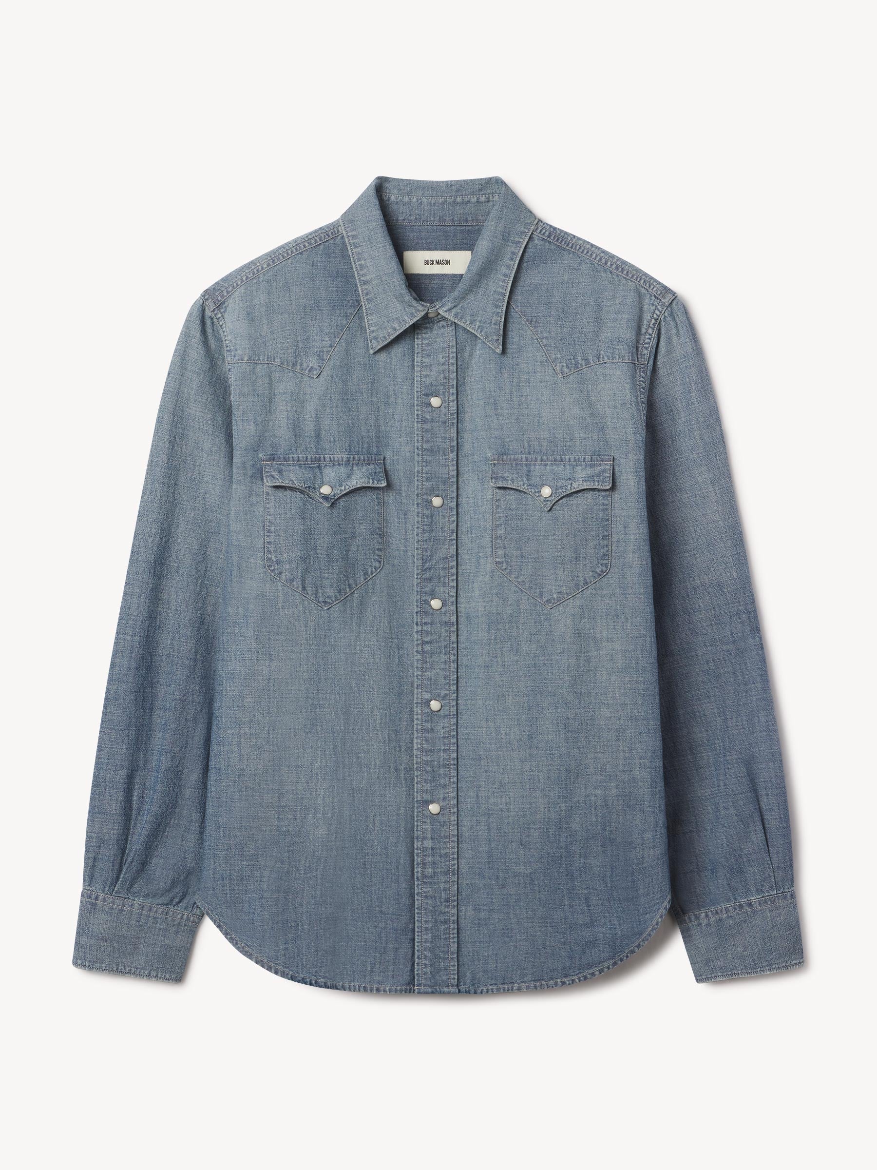 Alternative view of M046 Japanese Chambray Western Shirt