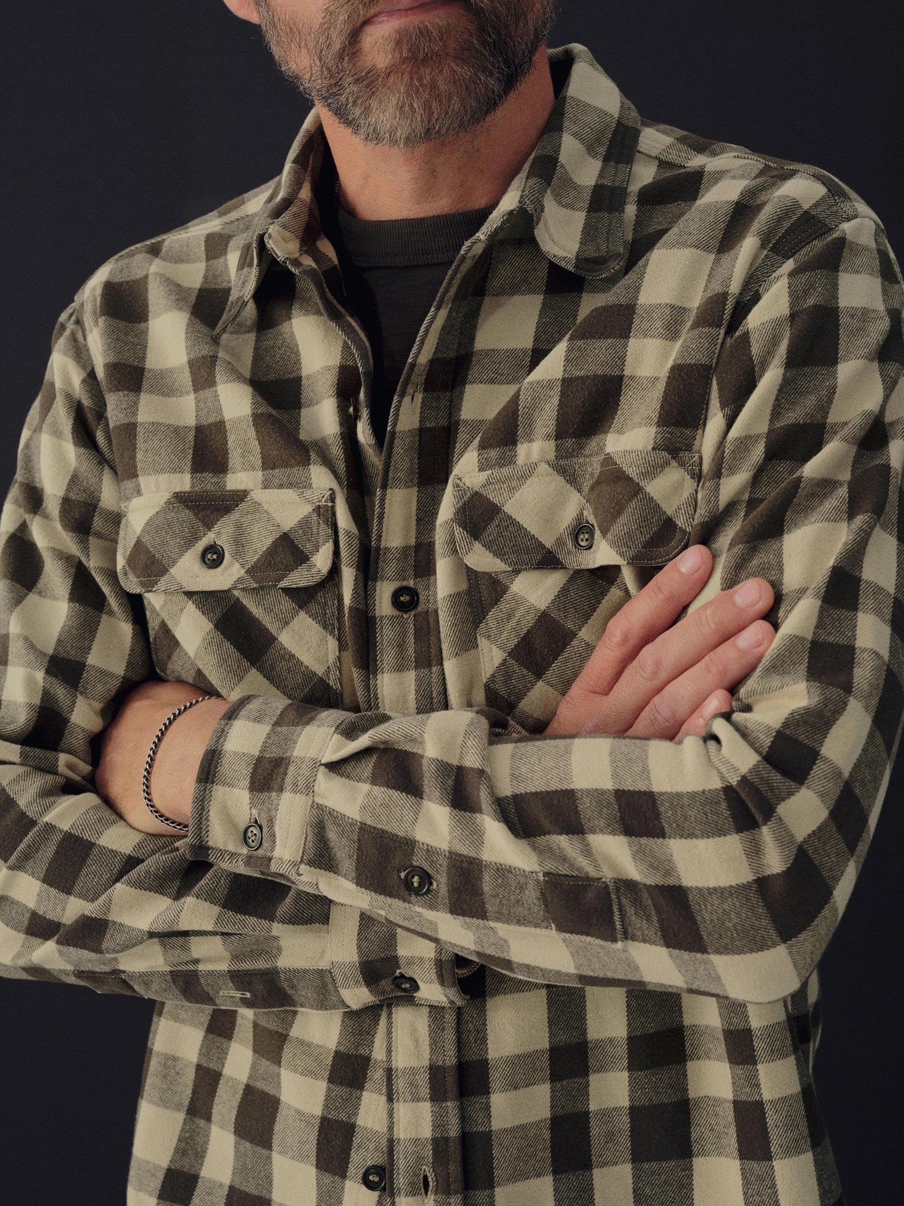 Alternative view of Mesquite Plaid Craftsman Flannel Workshirt