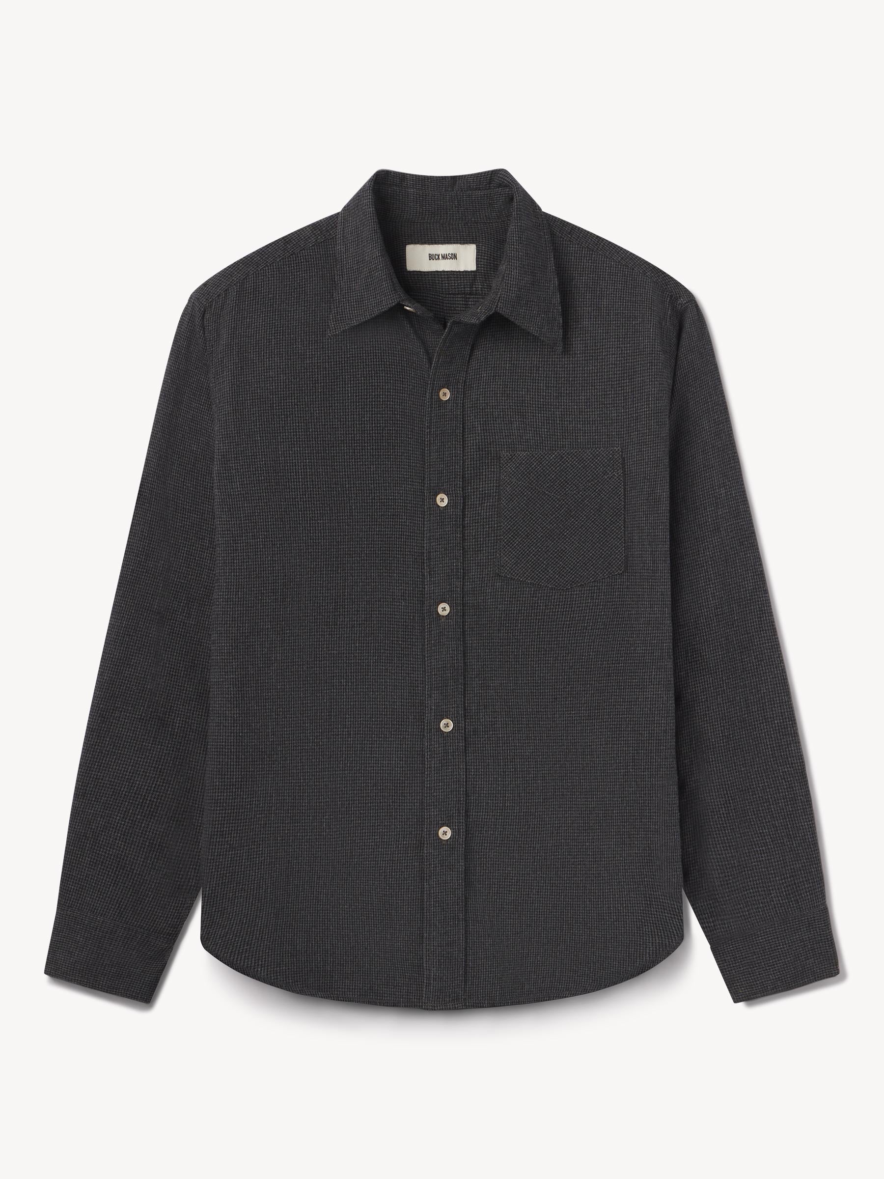 Charcoal Chainmail Check Pacific Twill Flannel Bd Shirt
