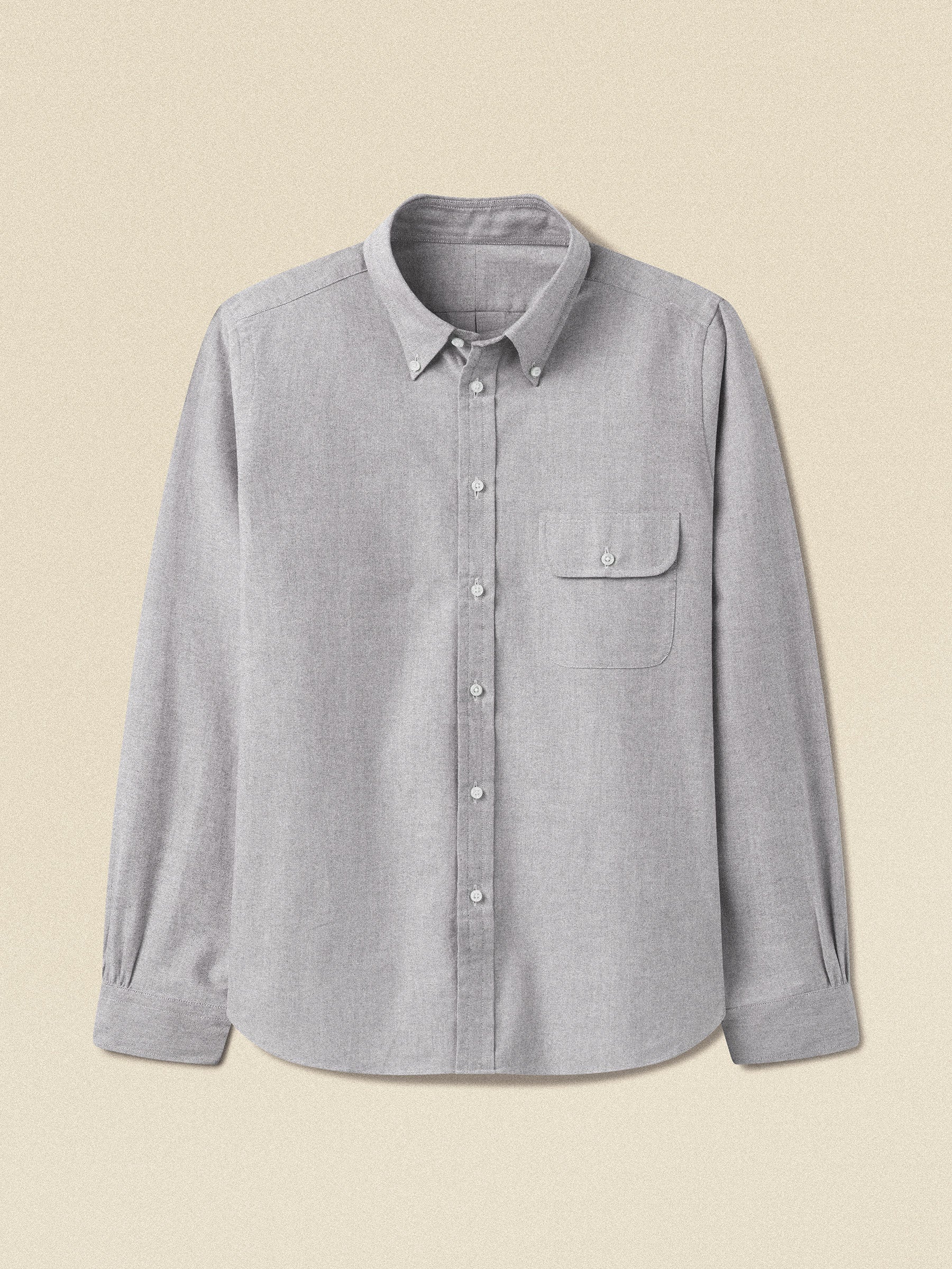 Alternative view of Black/White Solid Bryceland's X Buck Mason Perfect OCBD Shirt