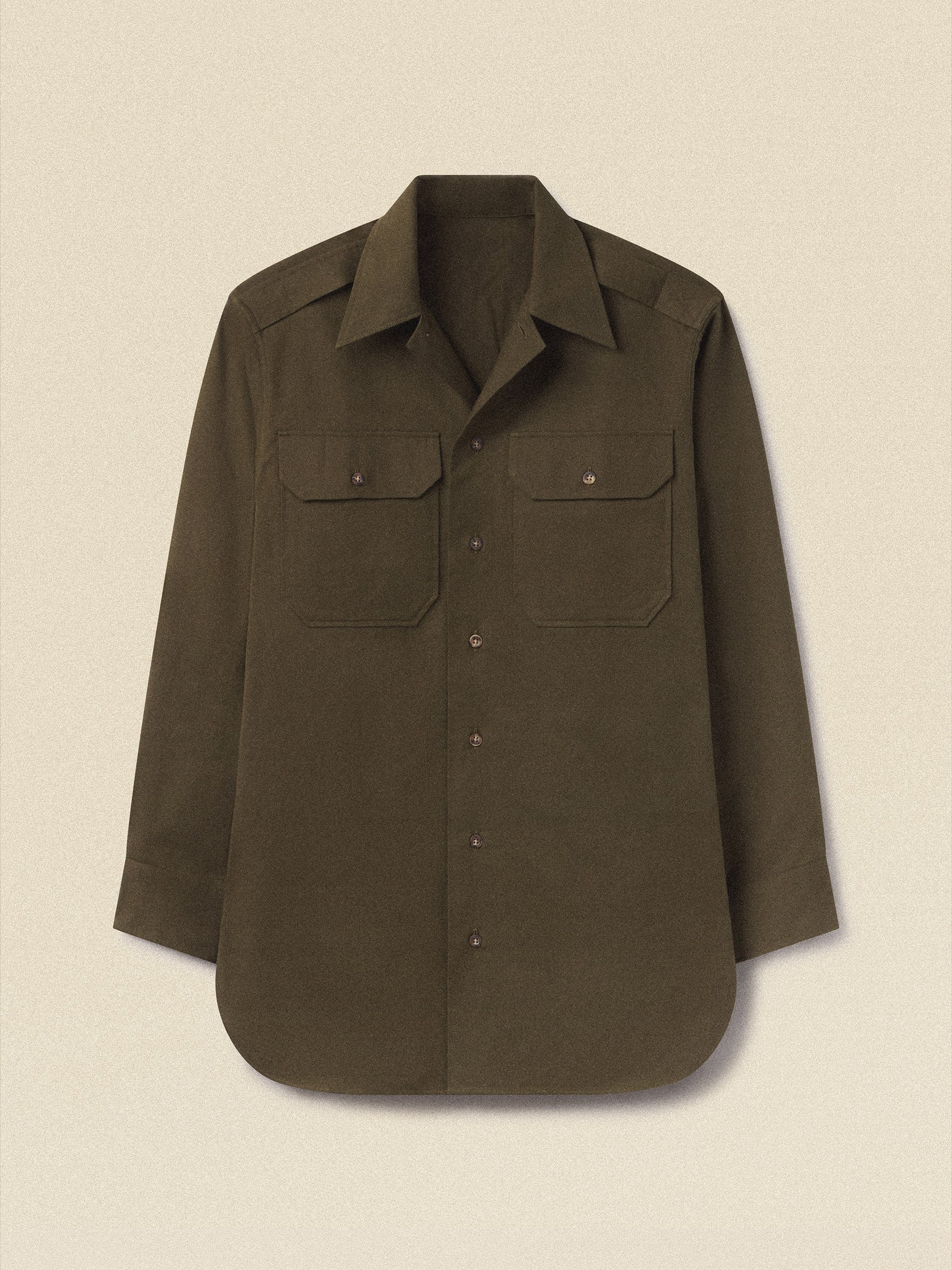 Alternative view of Olive Bryceland's X Buck Mason Moleskin Officer Shirt