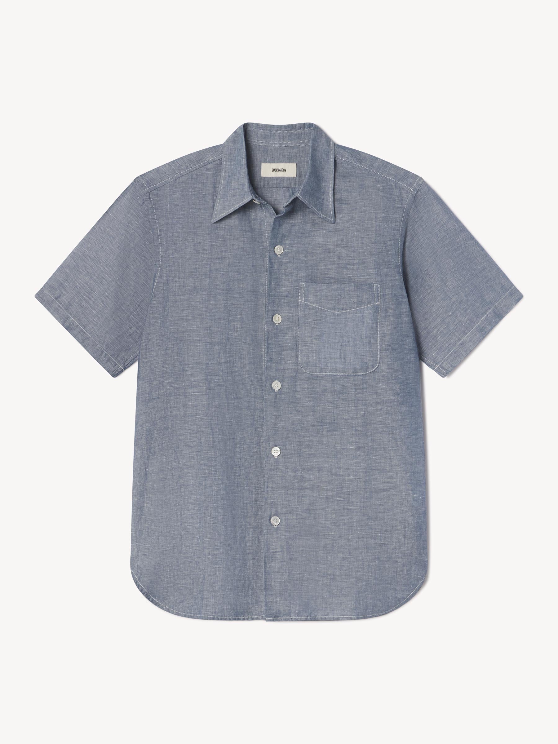 Chambray Breeze Cotton Linen S/S Shirt