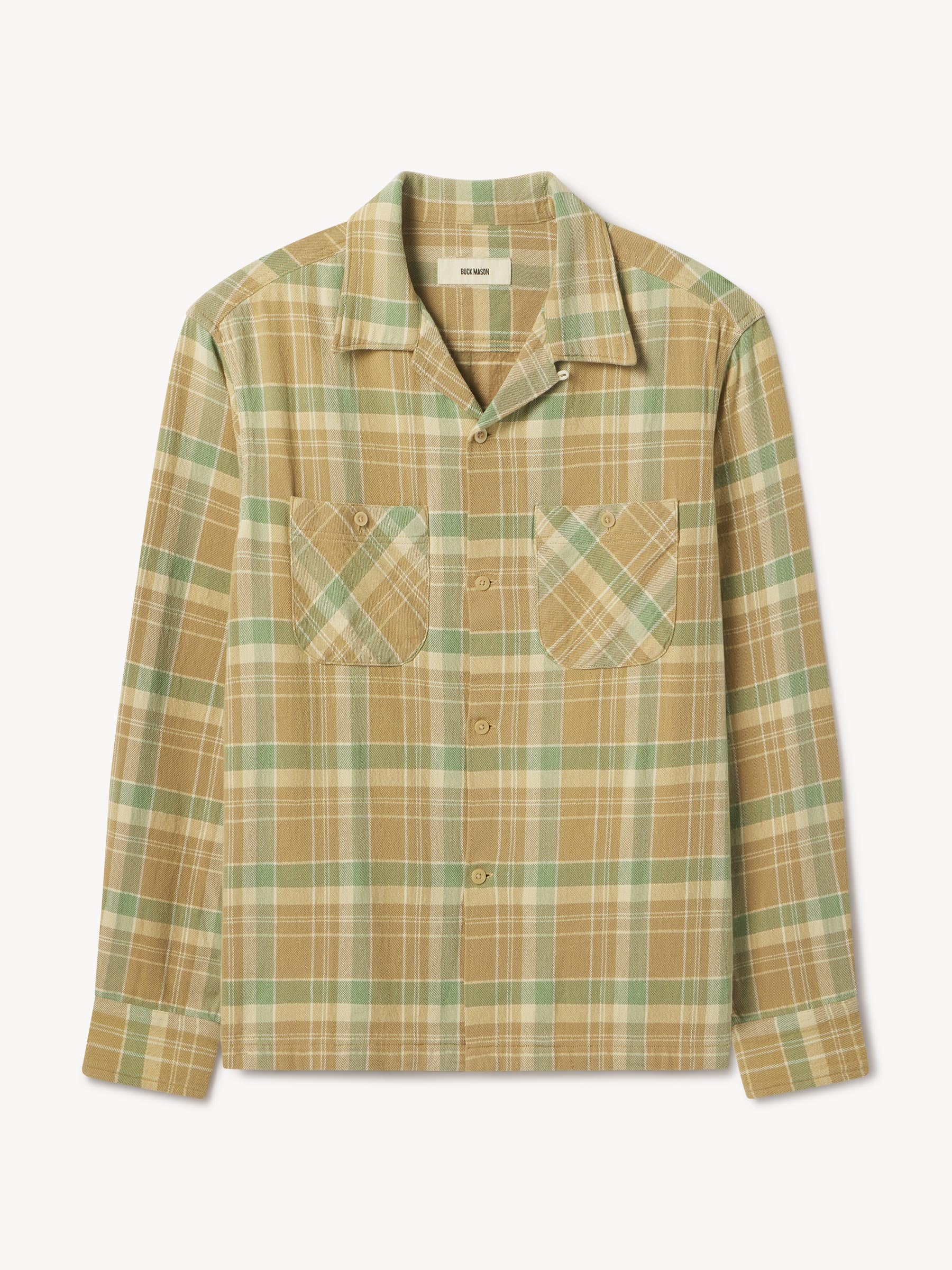 Alternative view of Calistoga Plaid Cabinessence Flannel Camp Shirt