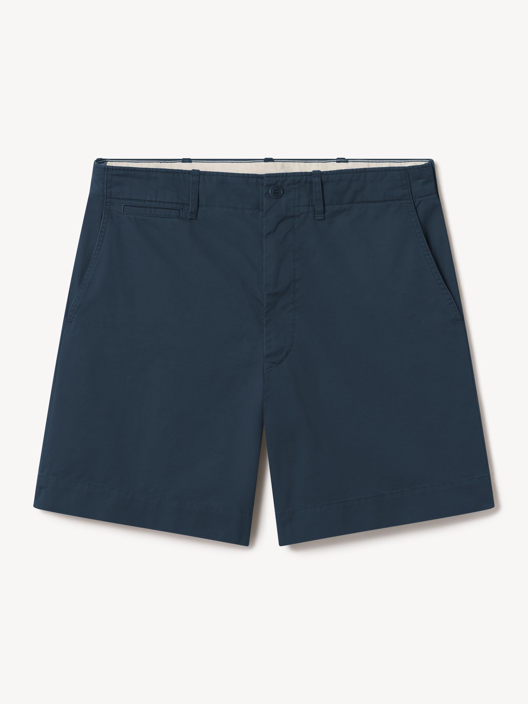 Washed Navy Tropic Twill Carry-On Short