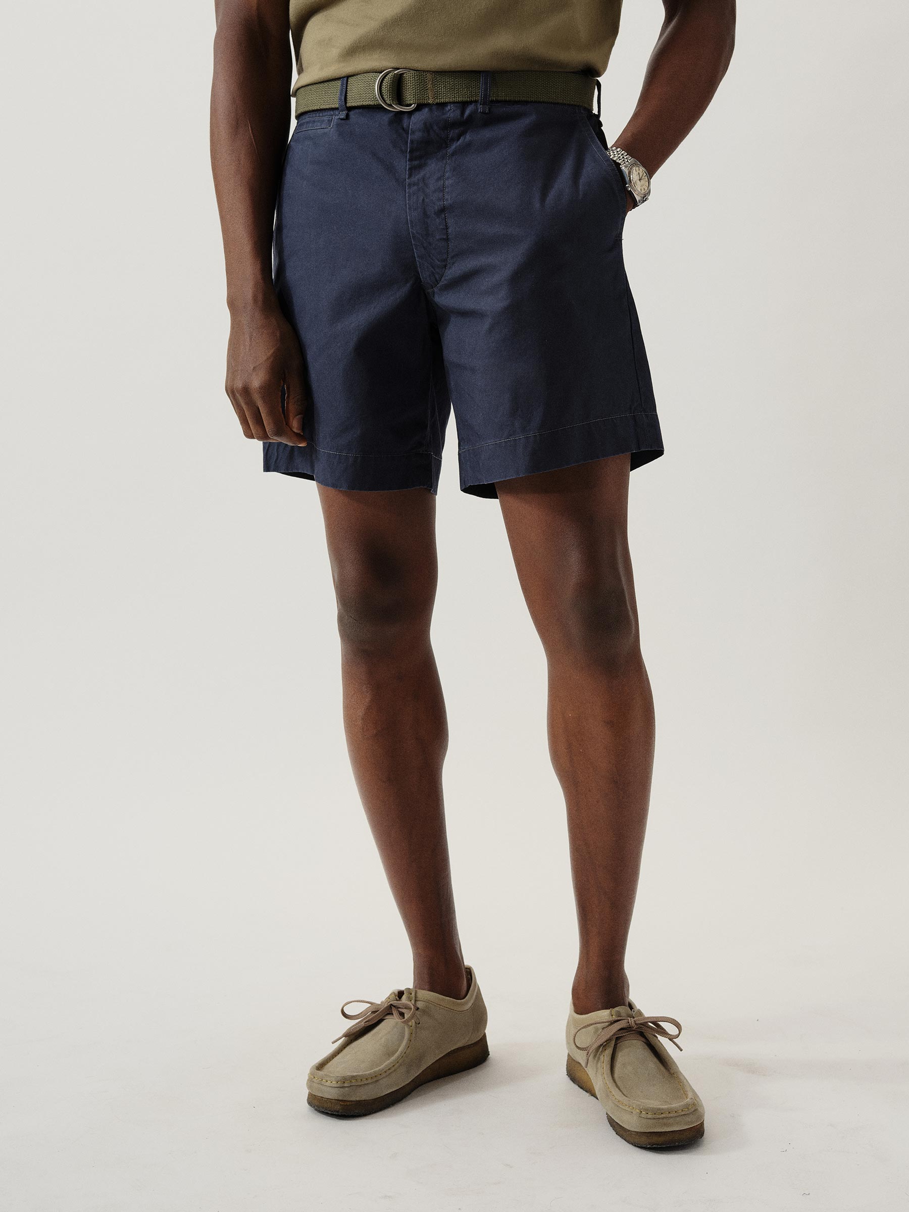 Alternative view of Dress Navy Venice Wash Parachute Poplin Carry-On 6.5" Short